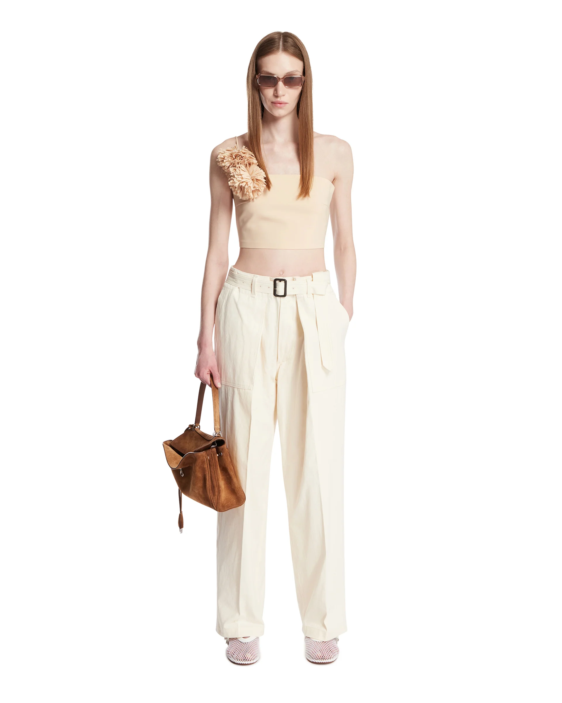 Top Cropped Beige - Image 3