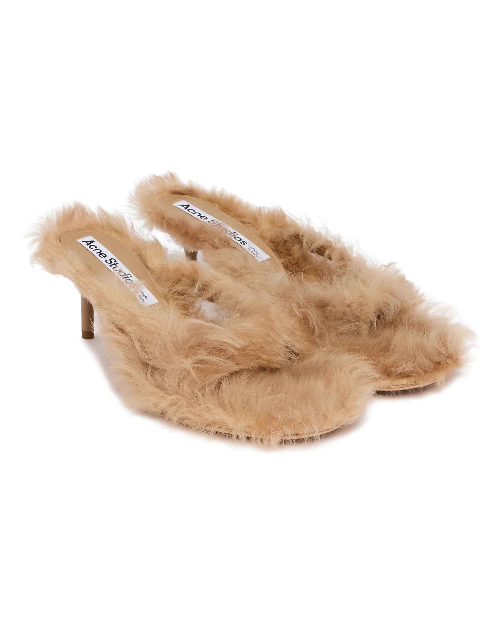Sandali Con Tacco Beige - Image 3
