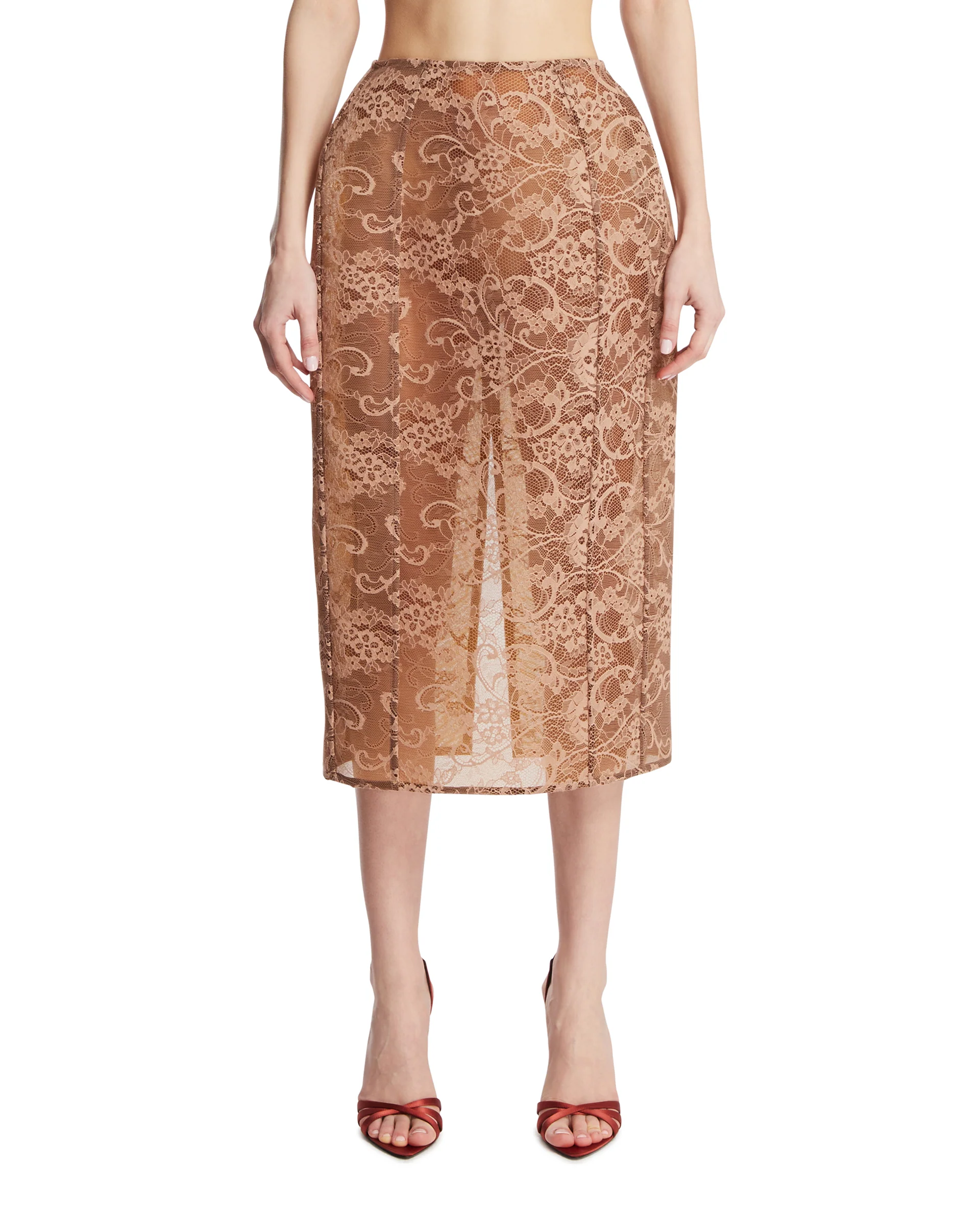 Gonna In Pizzo Beige
