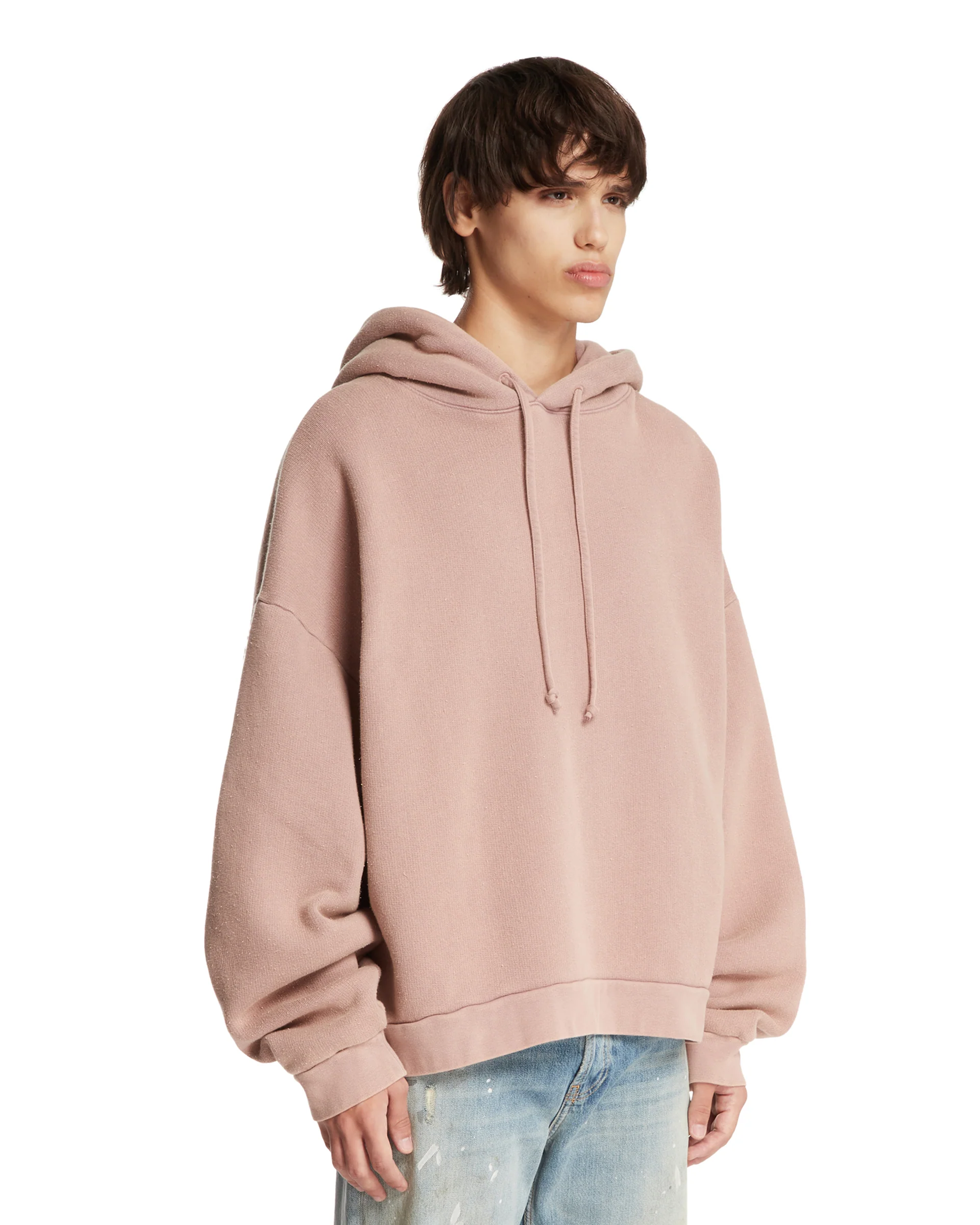 Felpa Oversize Con Logo Rosa - Image 2
