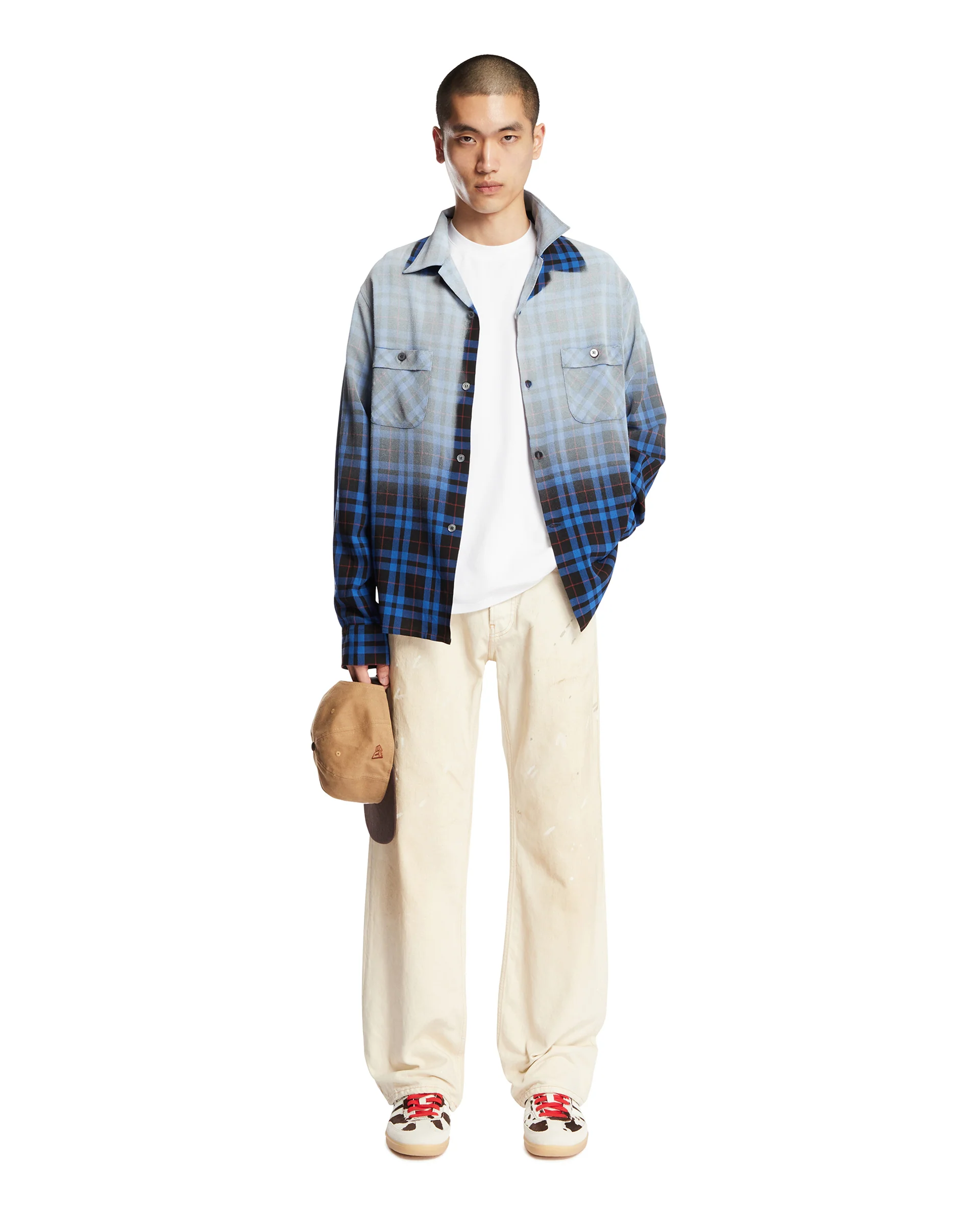 Jeans Con Dettagli Dipinti Bianchi - Image 3