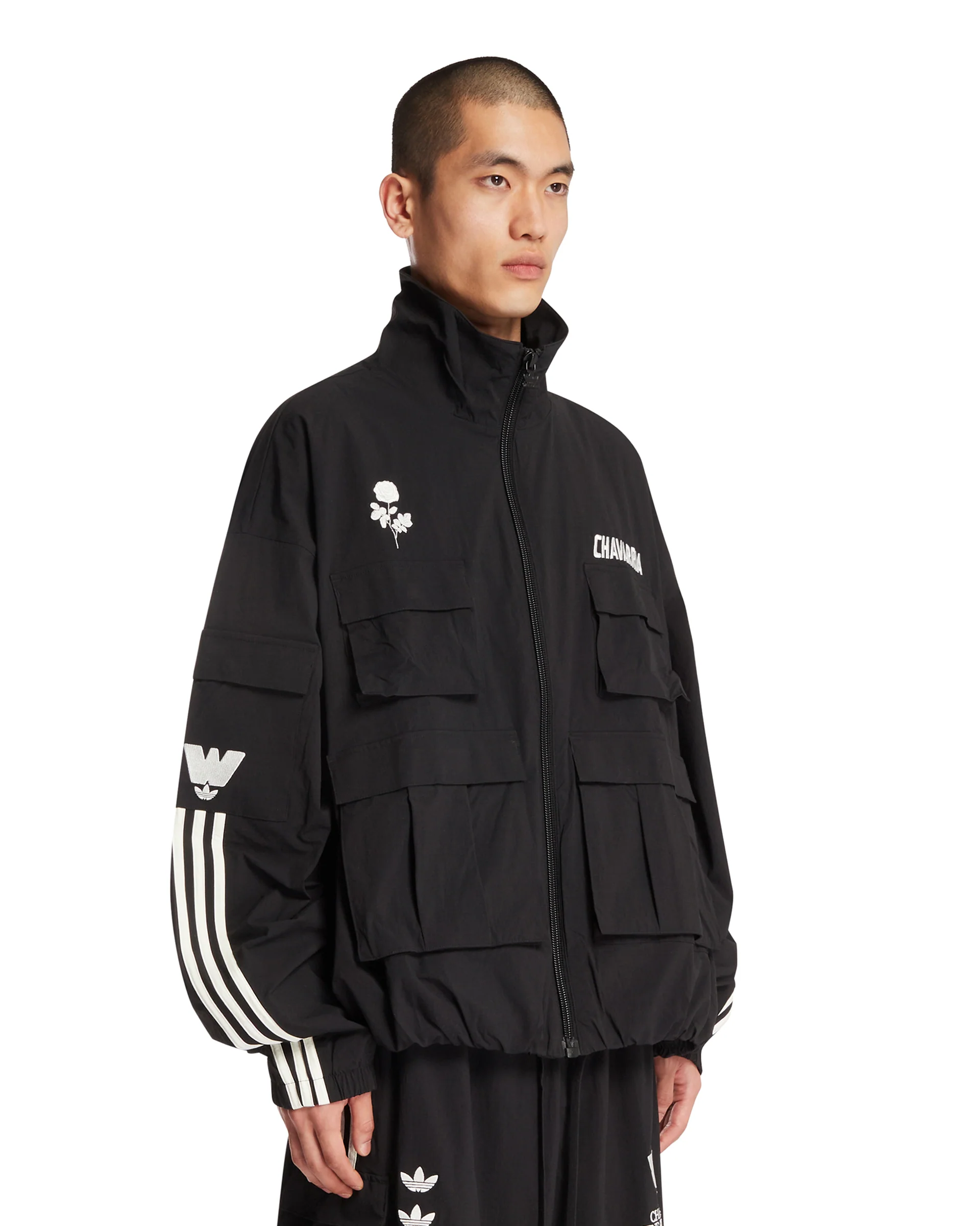 Adidas Originals x Willy Chavarria Giacca Cargo Nera - Image 2