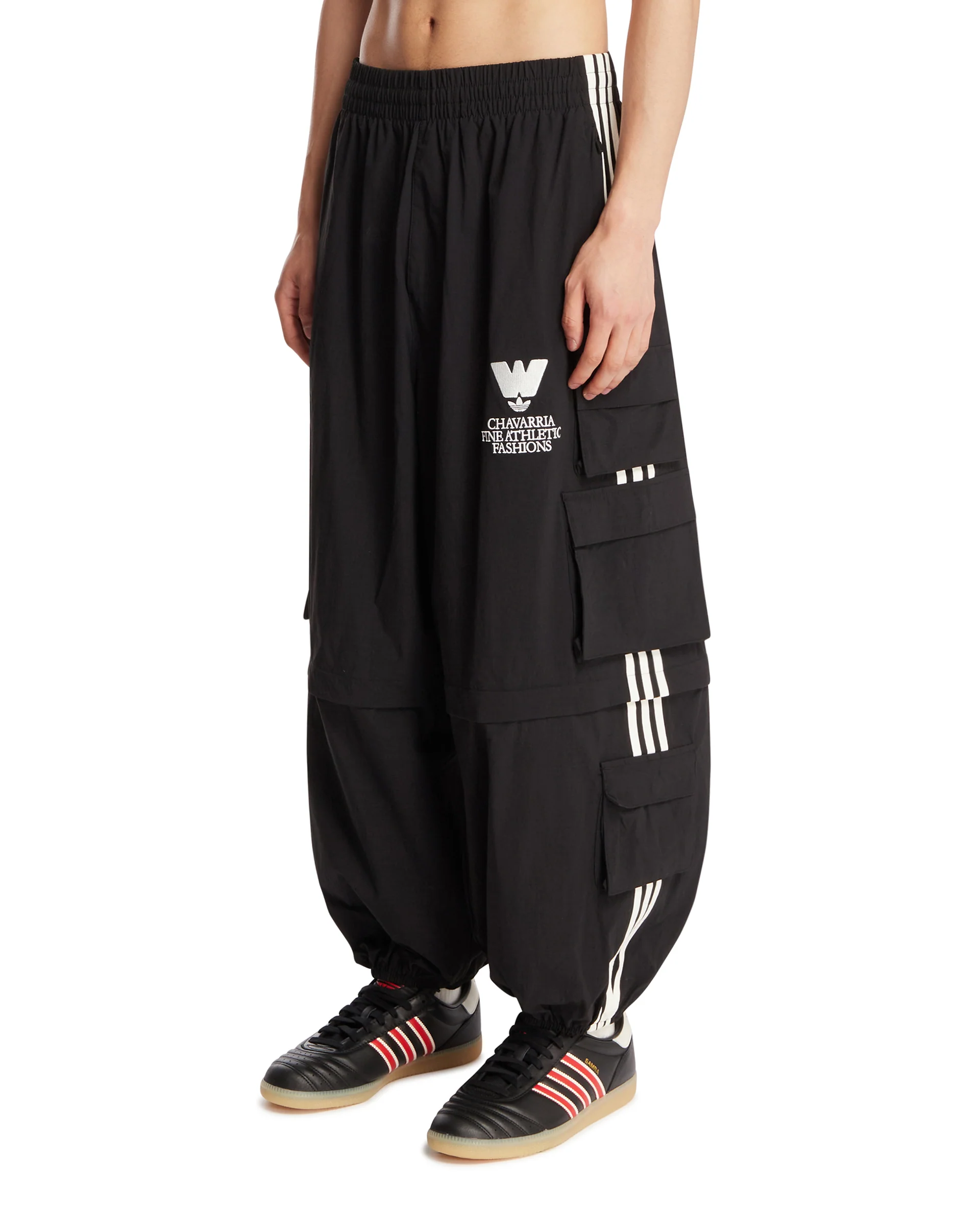 Adidas Originals x Willy Chavarria Pantaloni Cargo Neri - Image 2