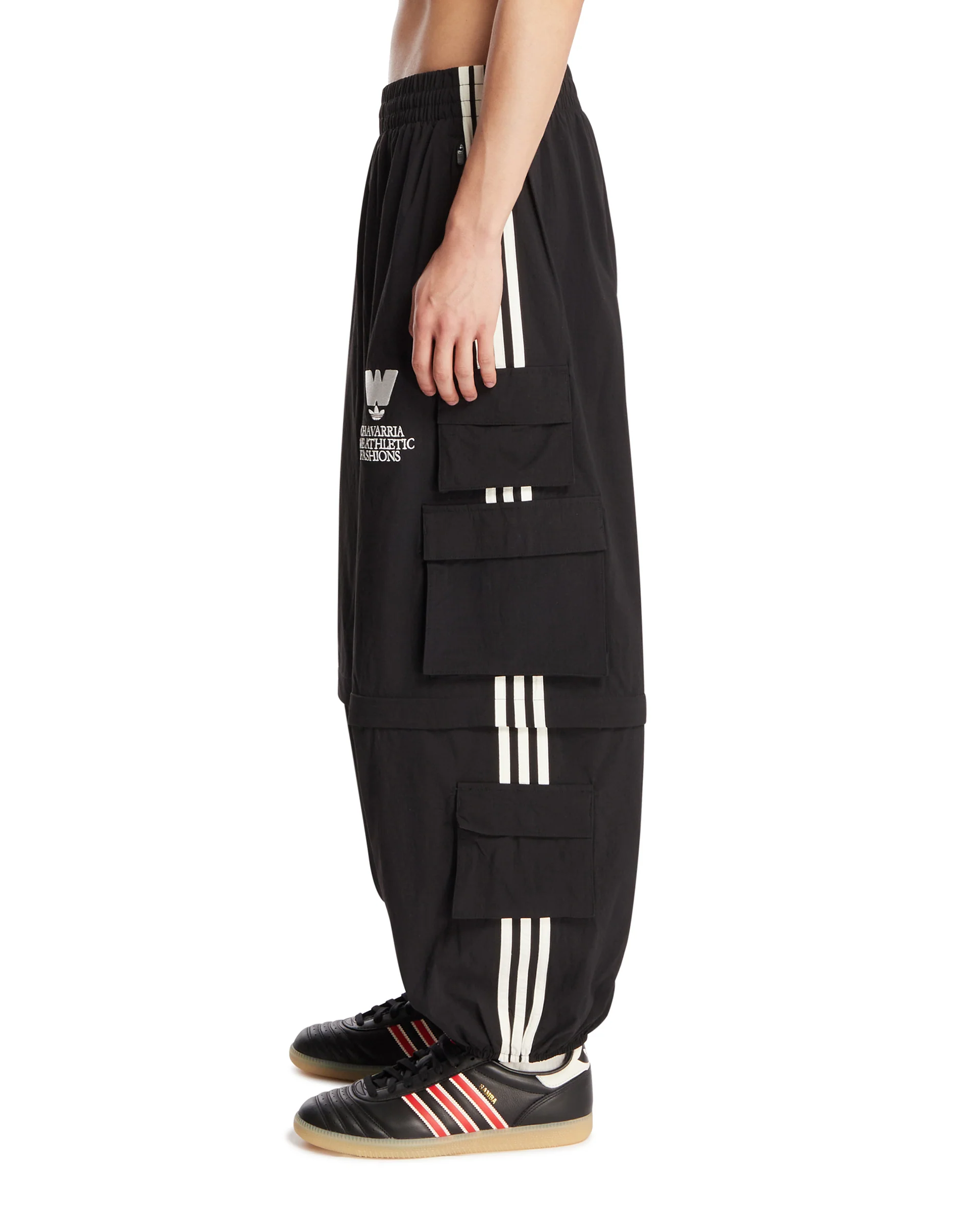 Adidas Originals x Willy Chavarria Pantaloni Cargo Neri - Image 4