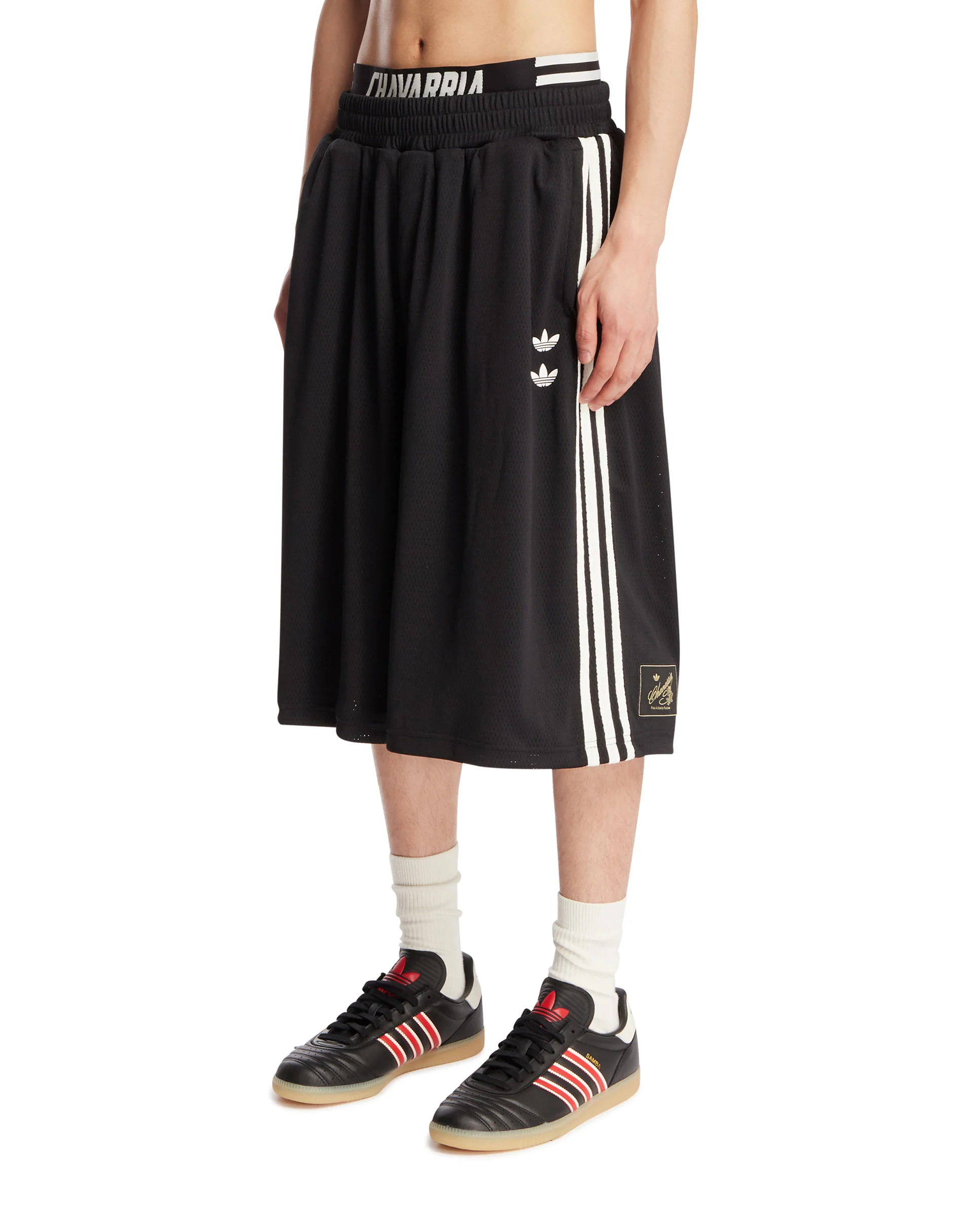Adidas Originals x Willy Chavarria Shorts Lunghi Neri - Image 2