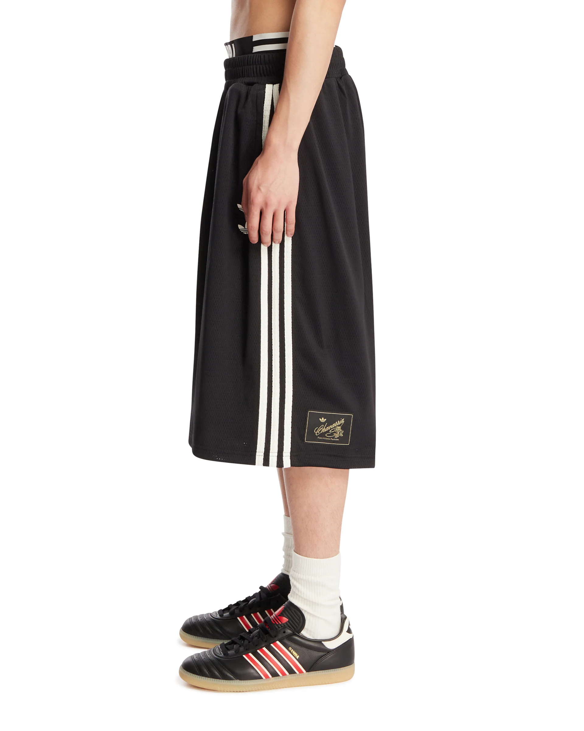 Adidas Originals x Willy Chavarria Shorts Lunghi Neri - Image 4