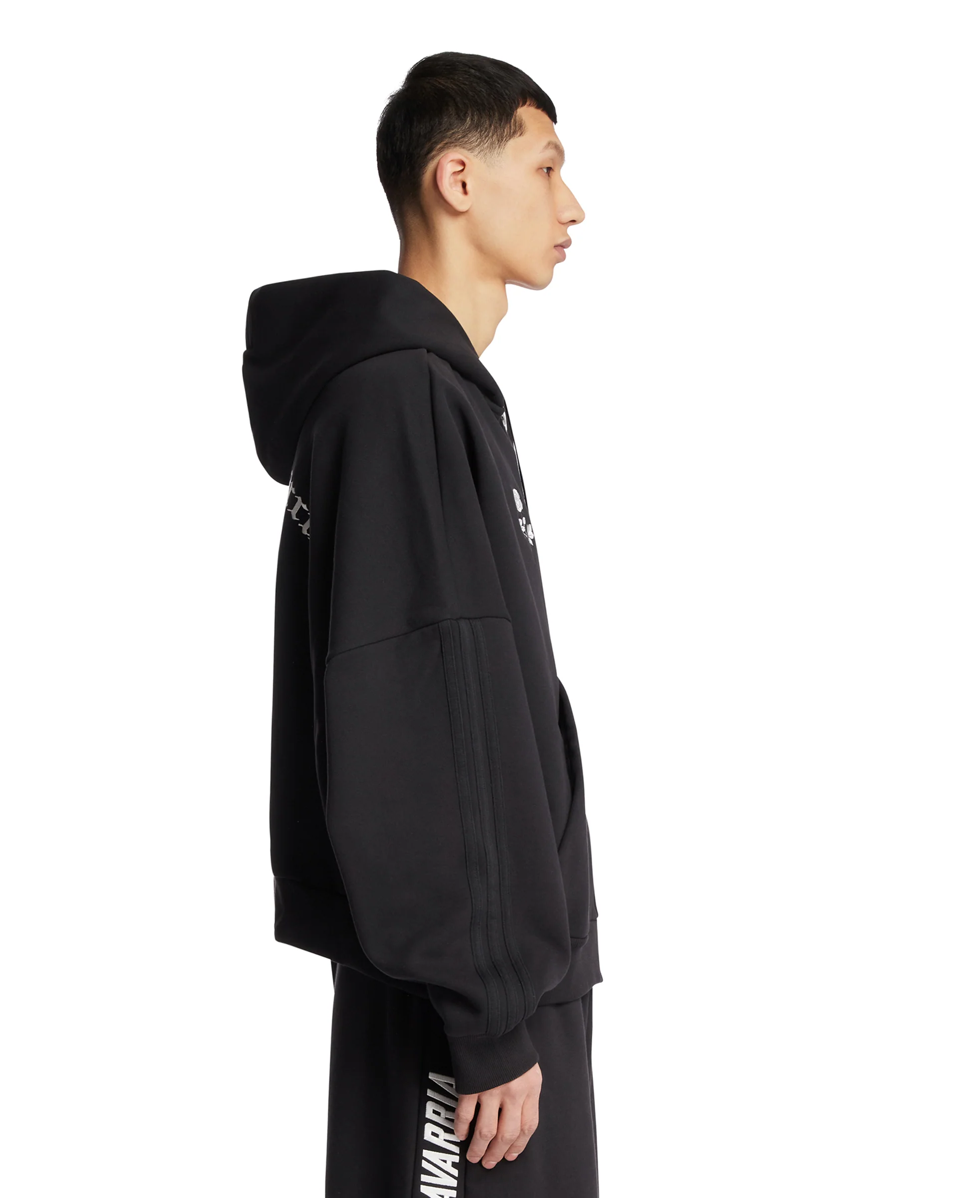 Adidas Originals x Willy Chavarria Felpa Con Zip Nera - Image 4