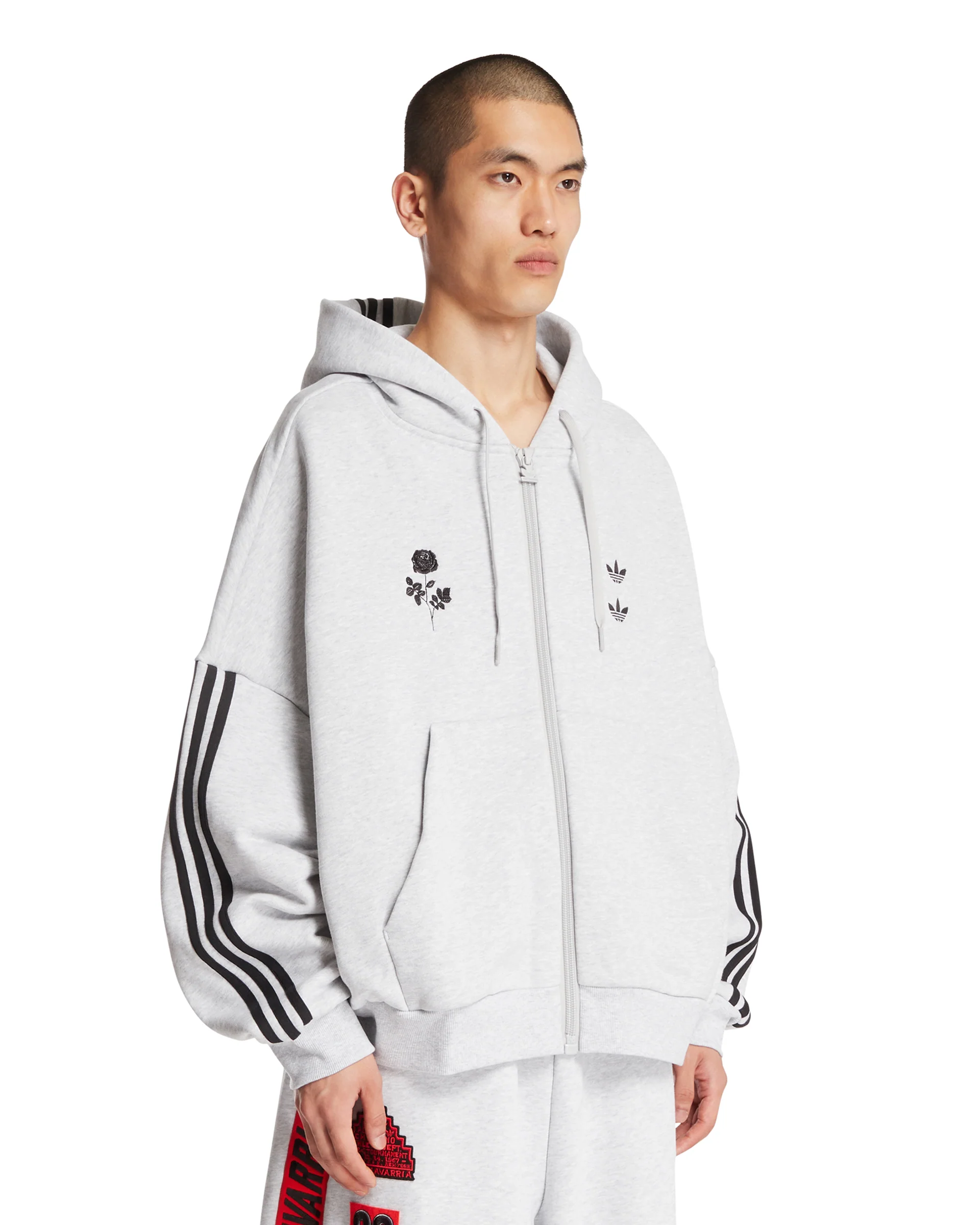 Adidas Originals x Willy Chavarria Felpa Grigia - Image 2