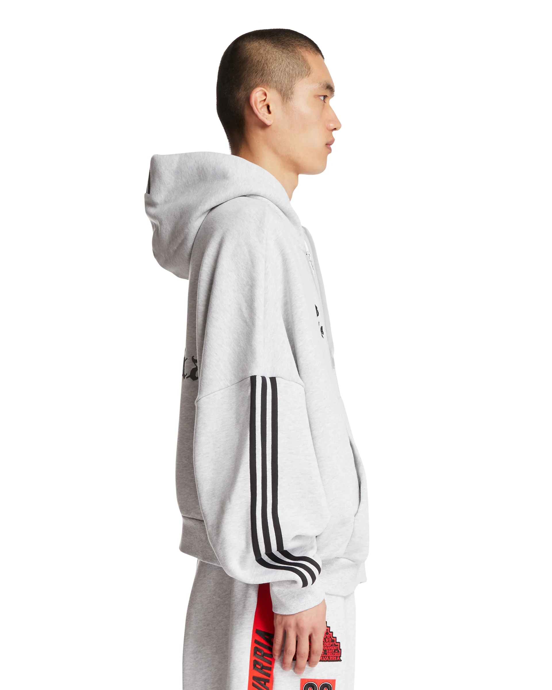 Adidas Originals x Willy Chavarria Felpa Grigia - Image 4