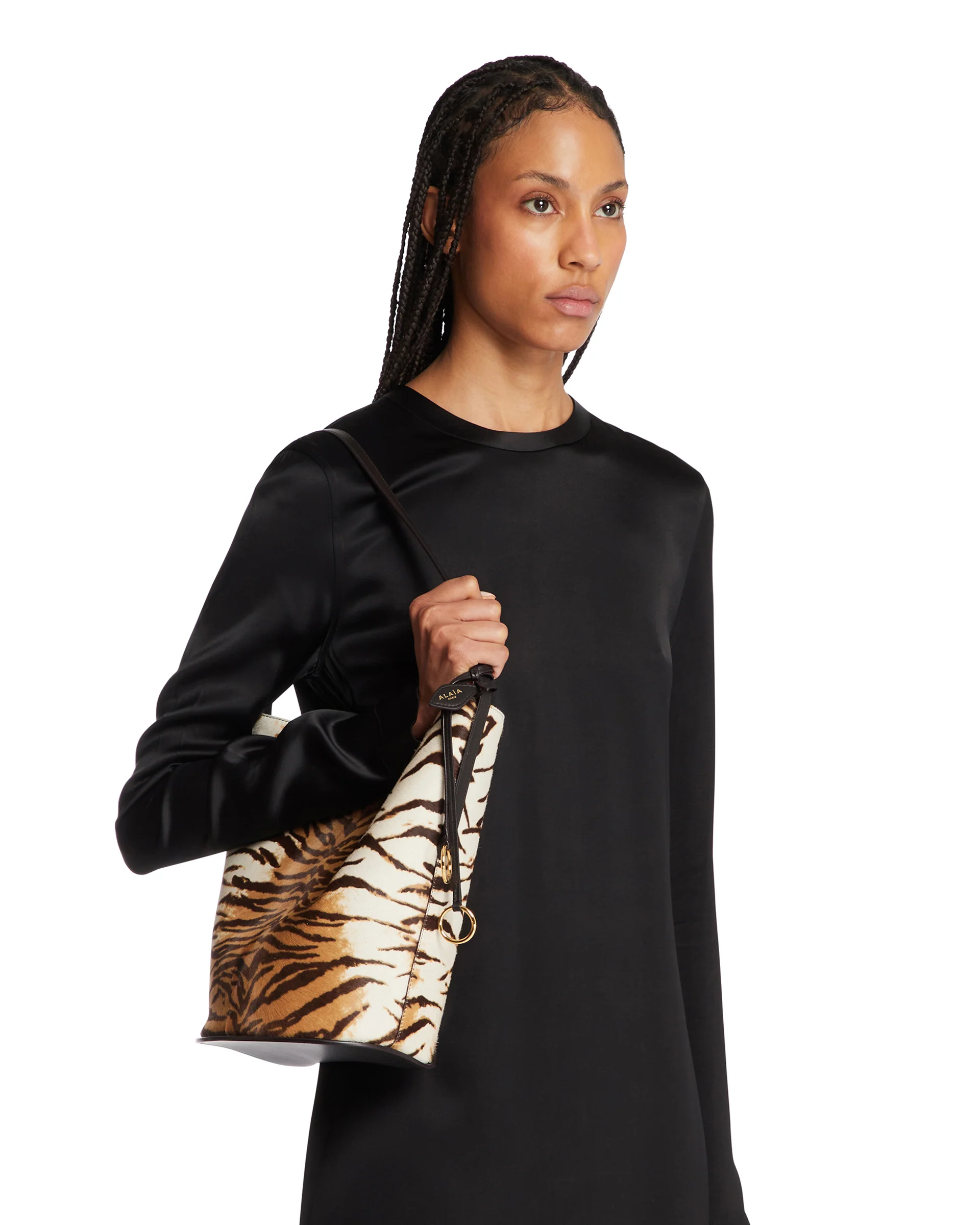 Borsa A Secchiello In Cavallino Animalier - Image 3