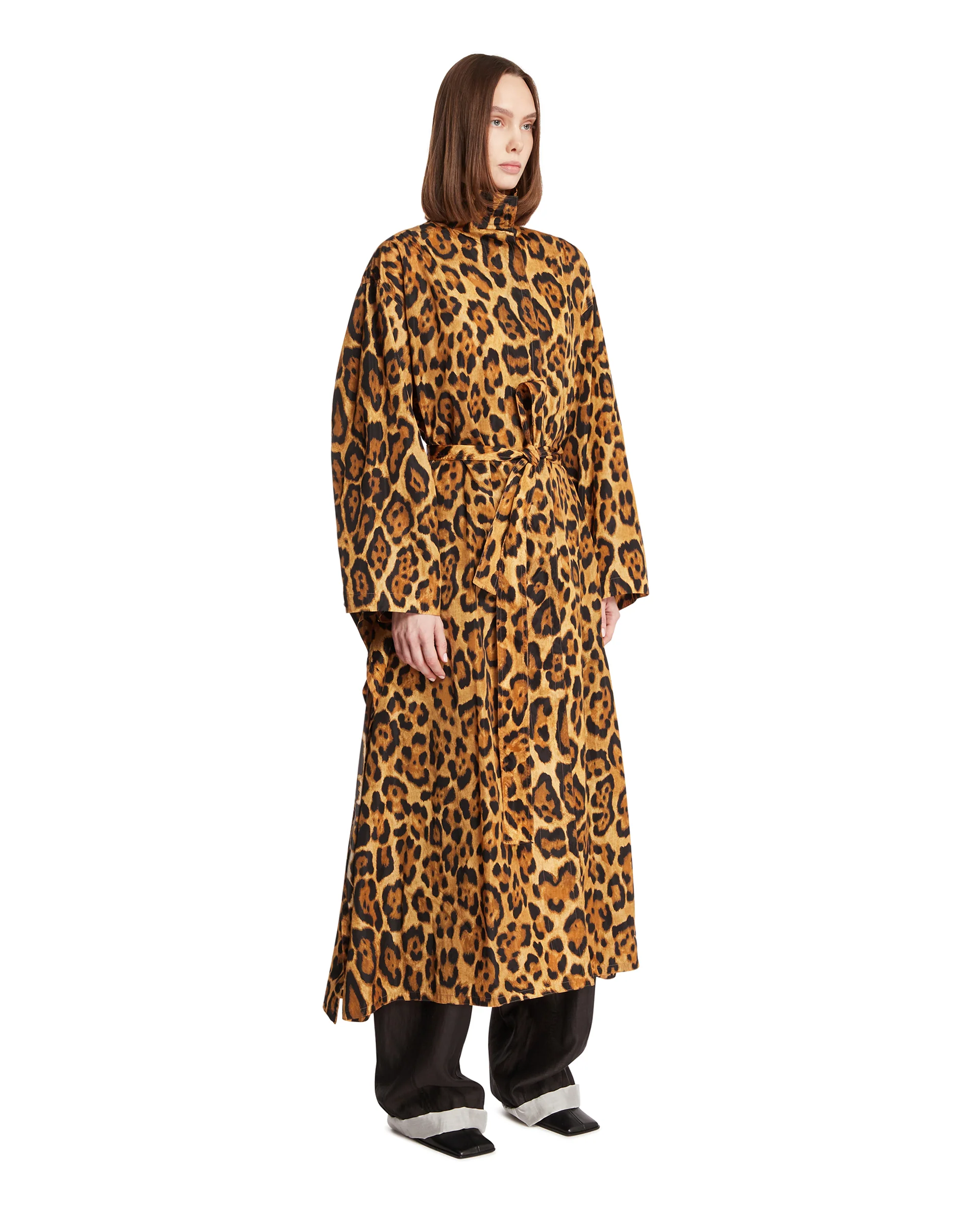 Trench Coat in taffet Animalier - Image 2