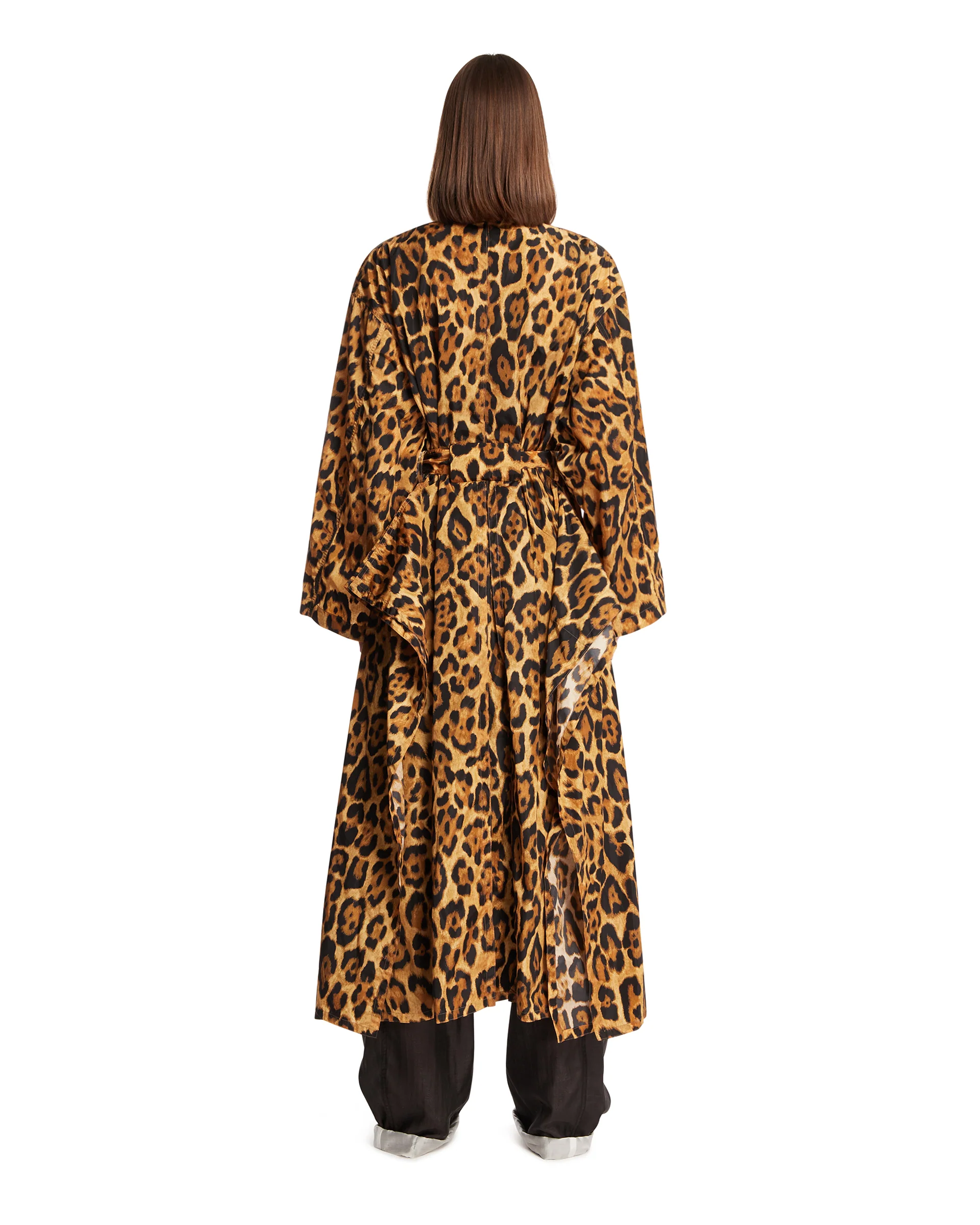 Trench Coat in taffet Animalier - Image 5