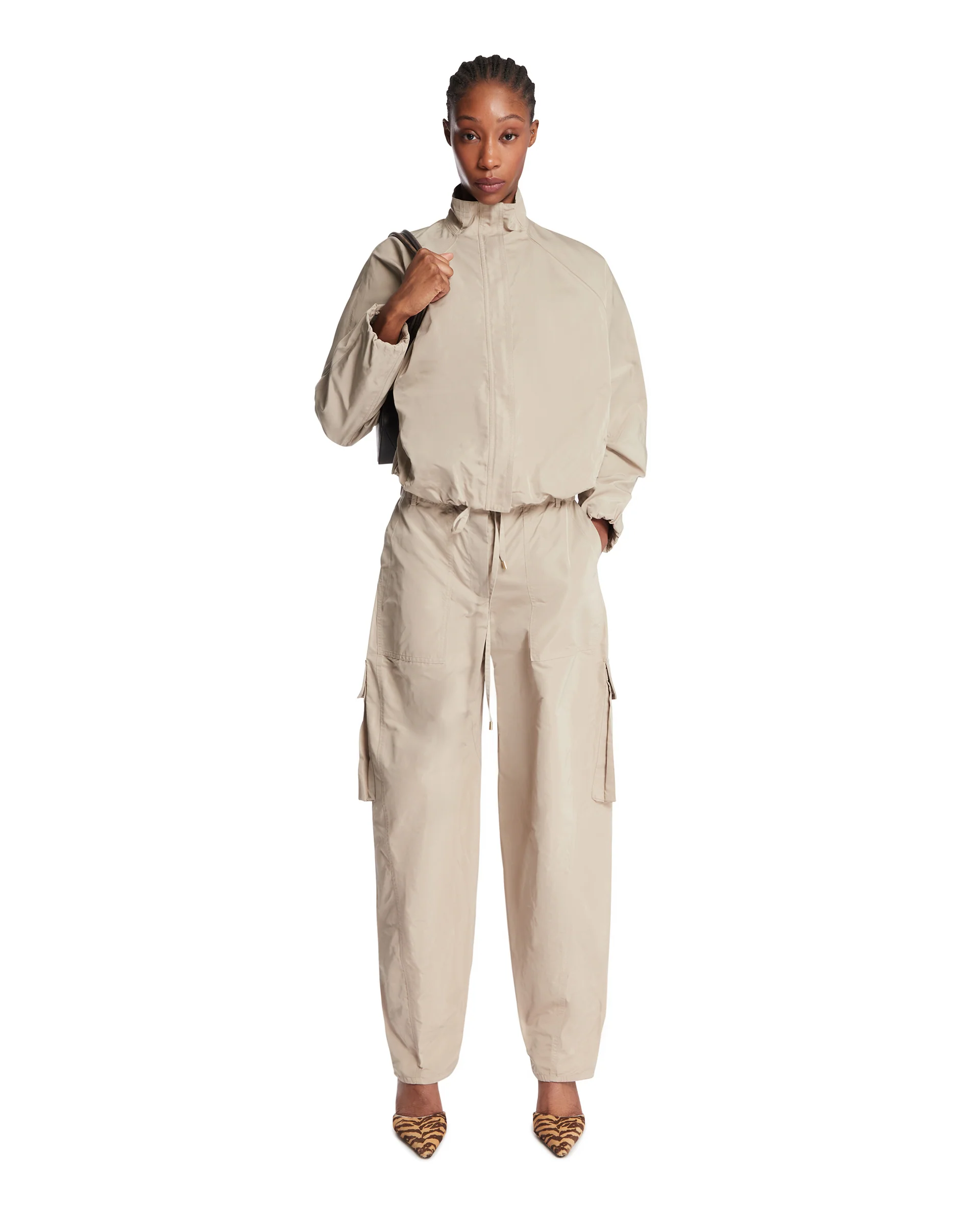 Giacca A Vento In Radzimir Beige - Image 3