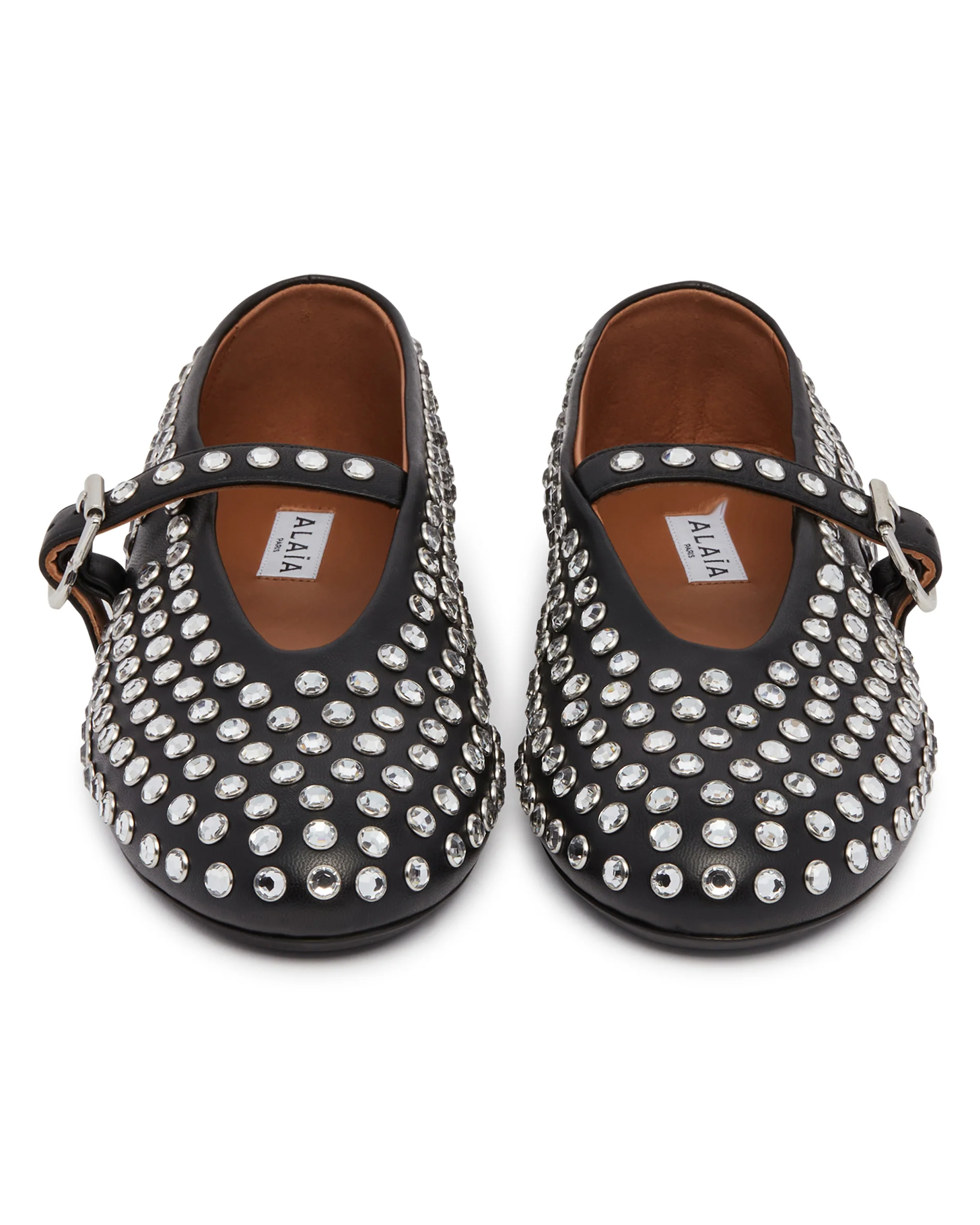Ballerine Flat Con Strass Nere - Image 4