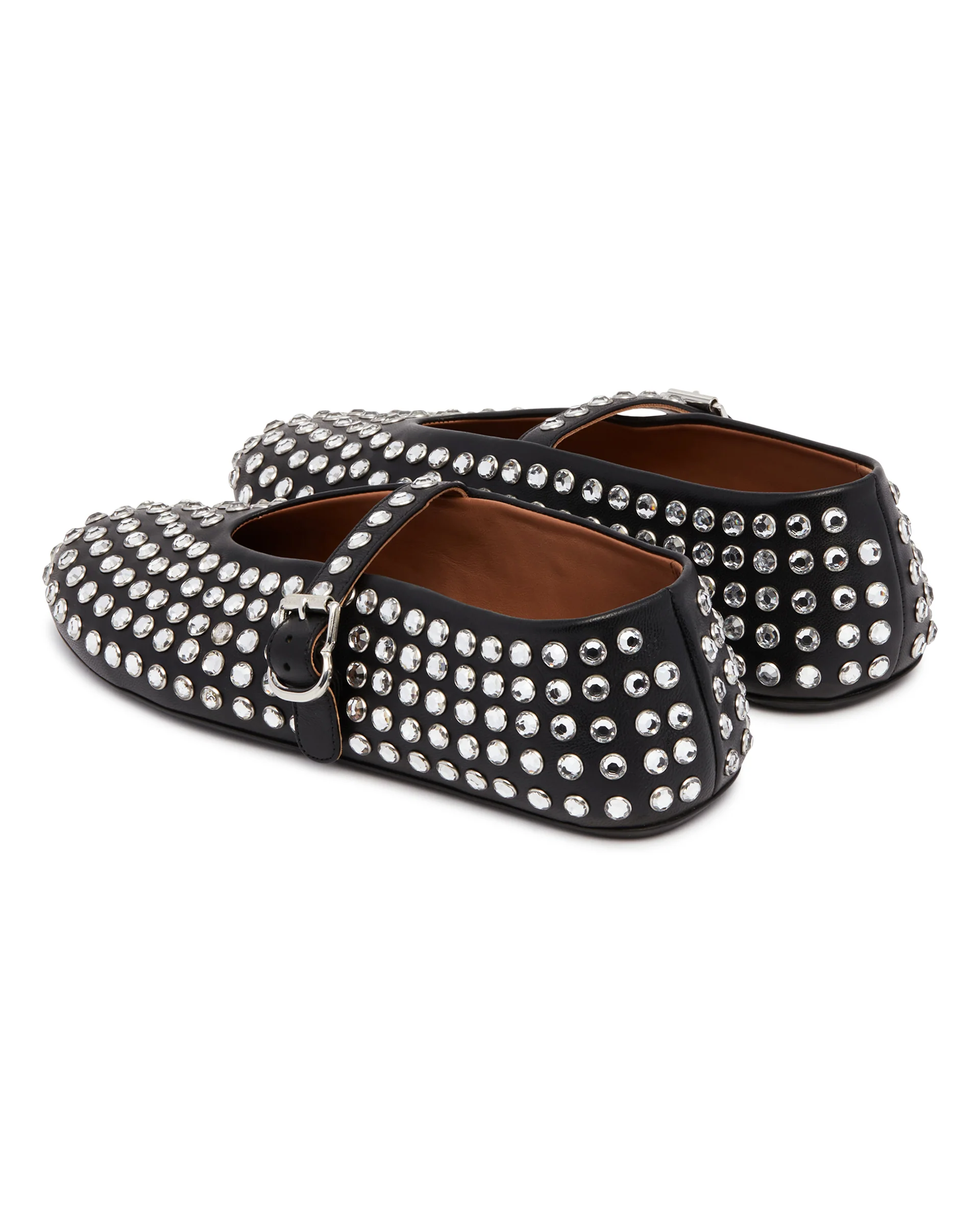 Ballerine Flat Con Strass Nere - Image 5