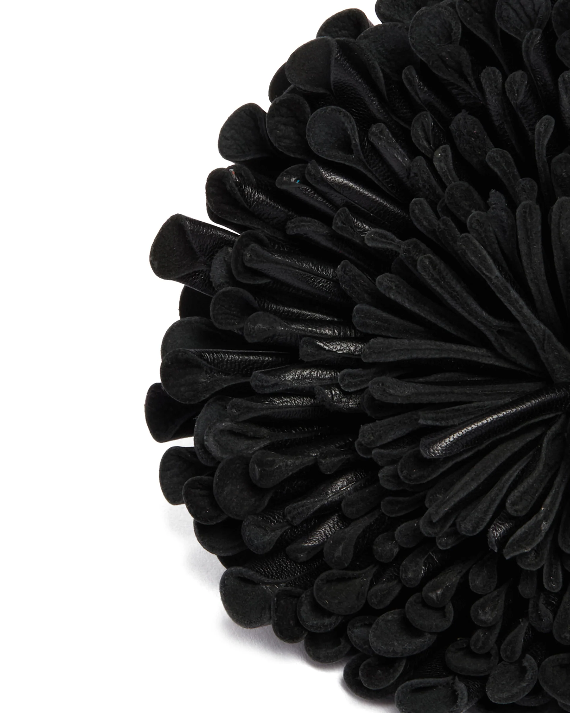 Choker Fiore In Pelle Nero - Image 4