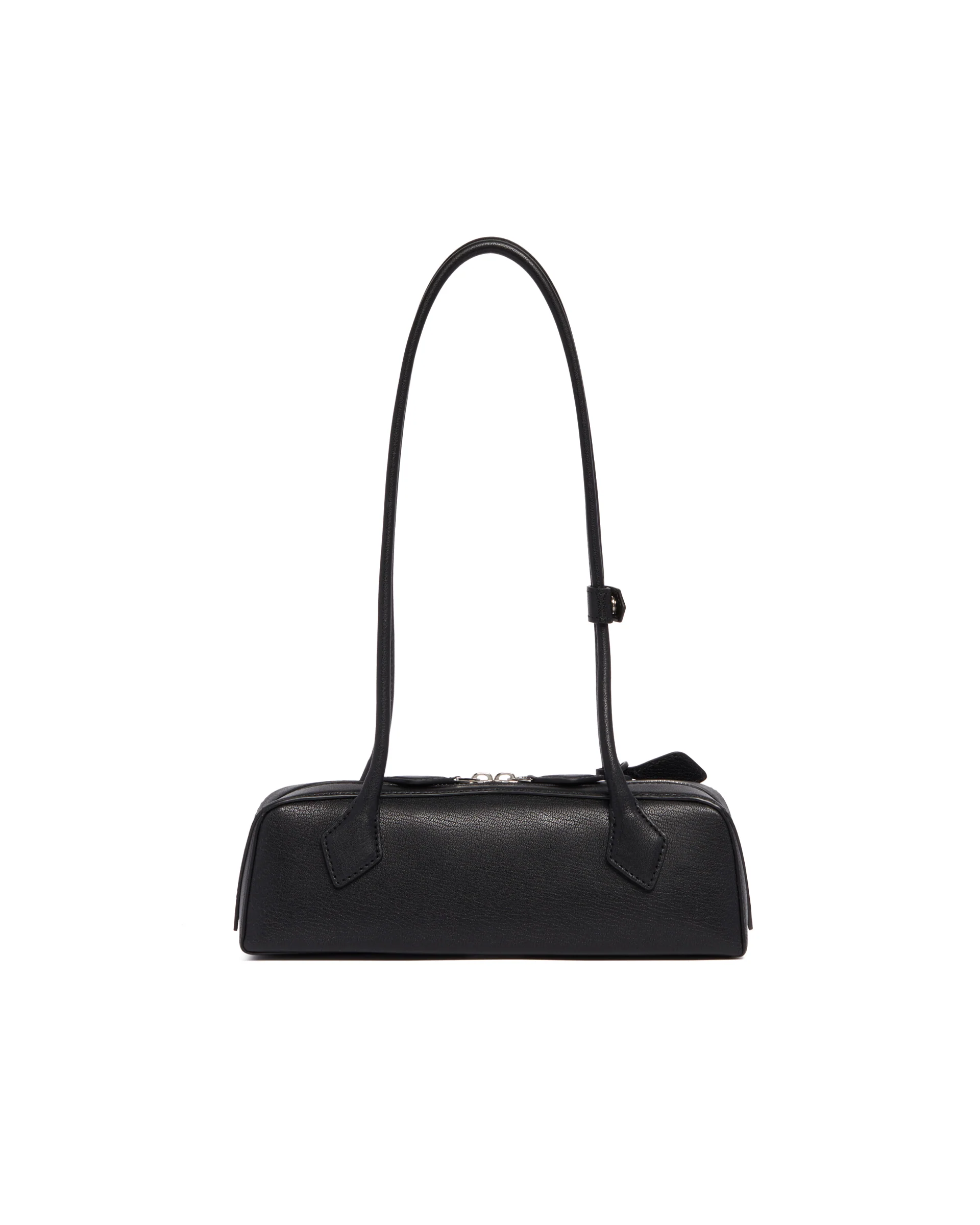 Borsa Le Teckel Piccola in Pelle Nera - Image 6