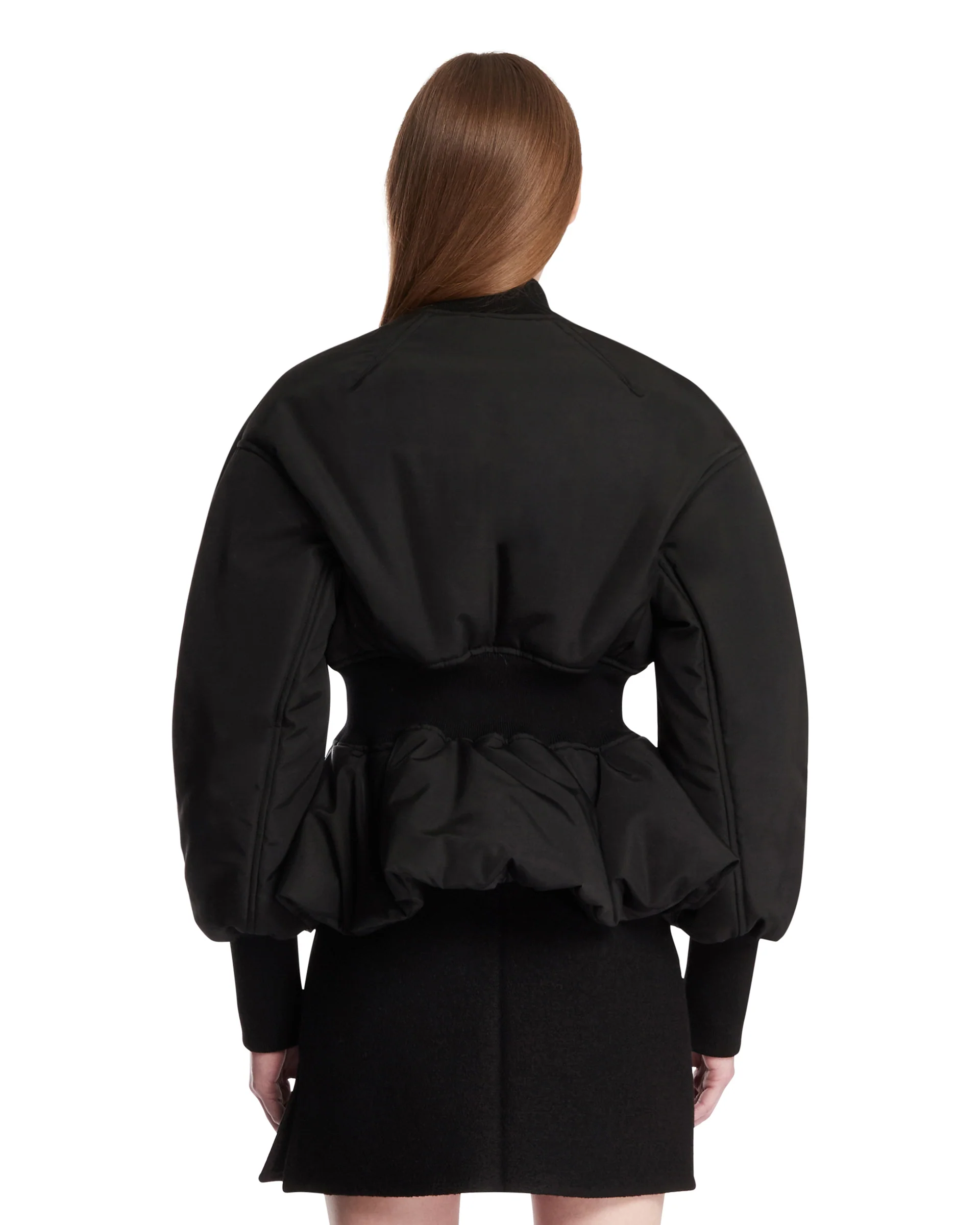 Bomber Peplum Nero - Image 5