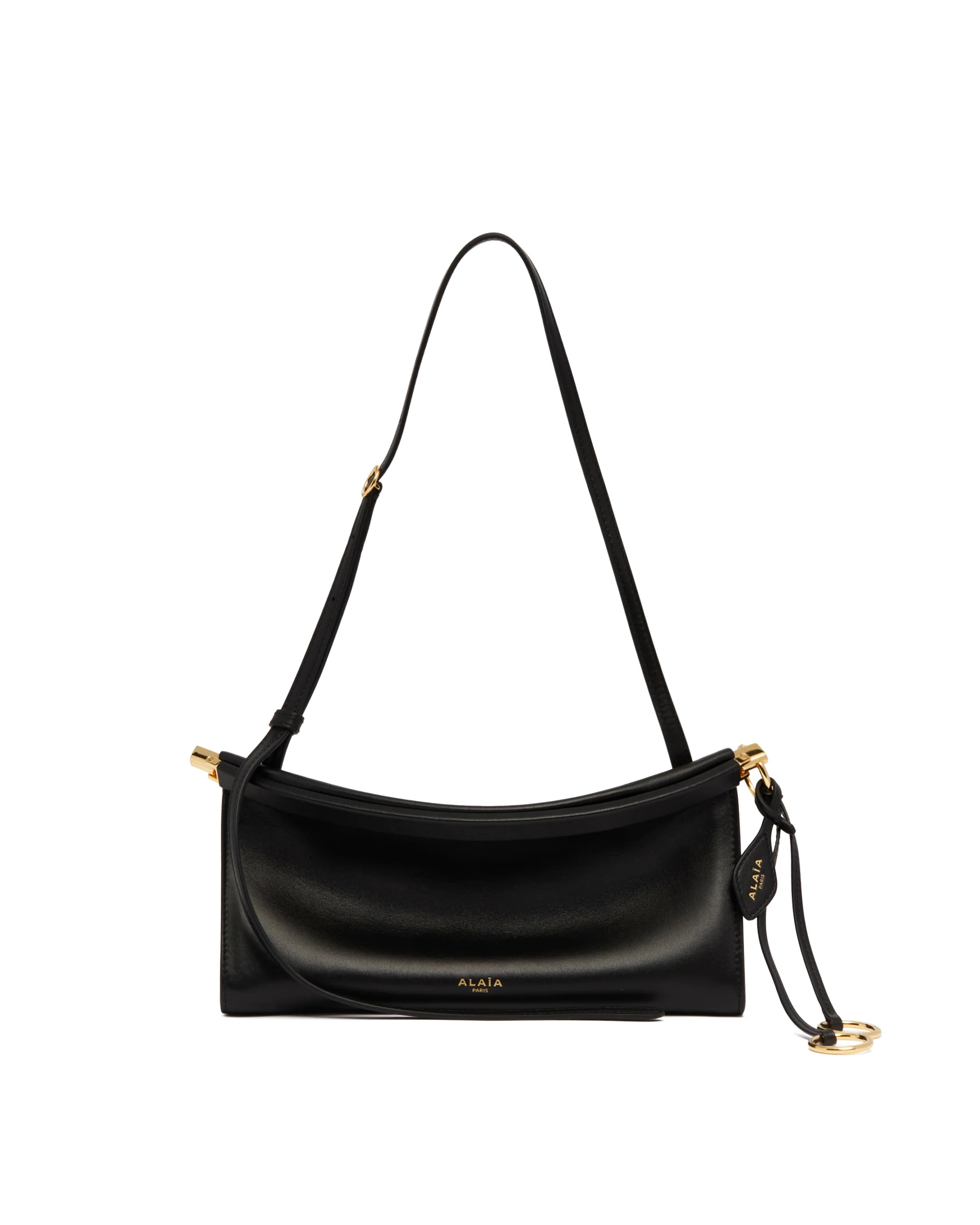 Borsa Le Click East West Piccola In Pelle Nera