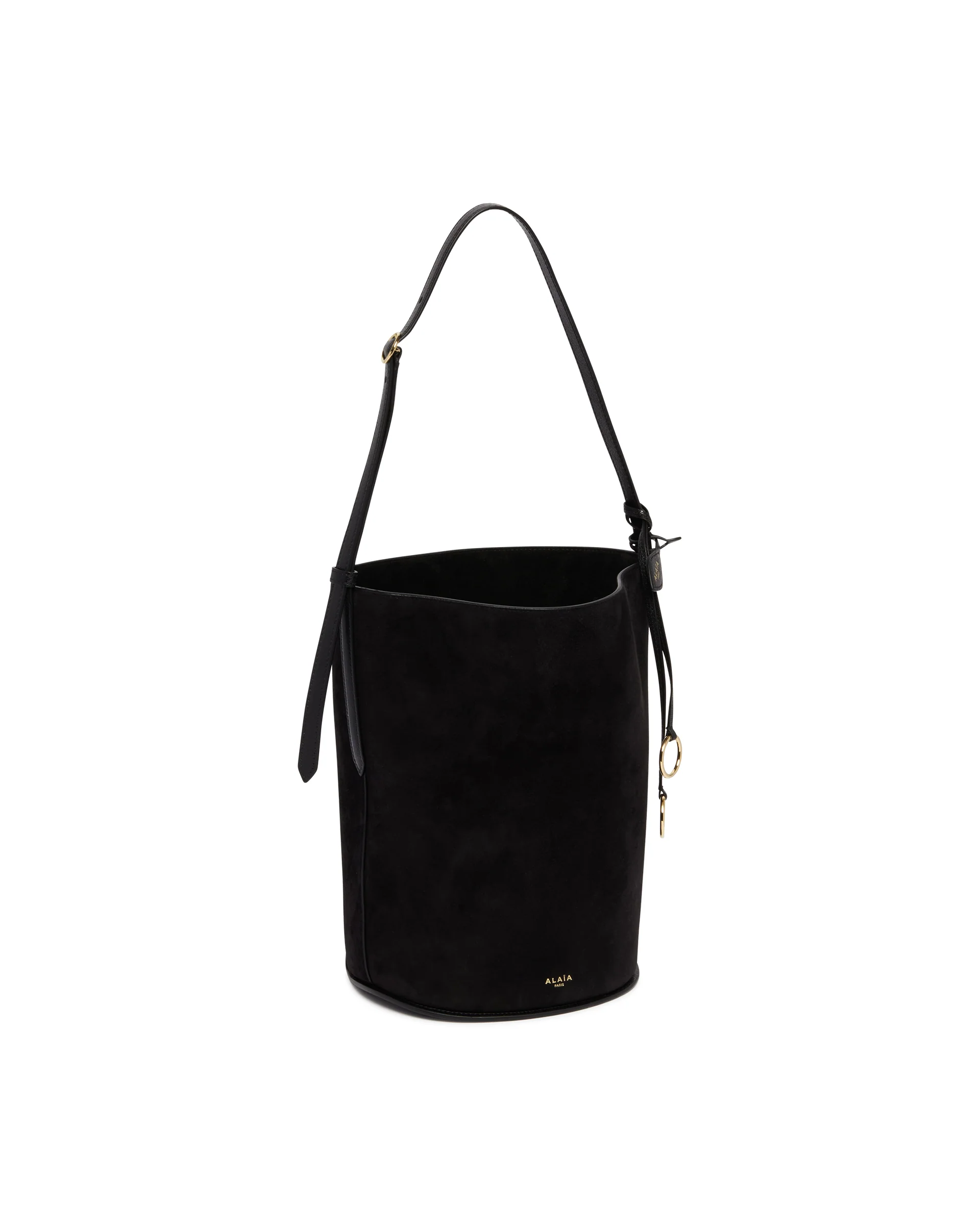 Borsa A Secchiello Piccola In Suede Nera - Image 5