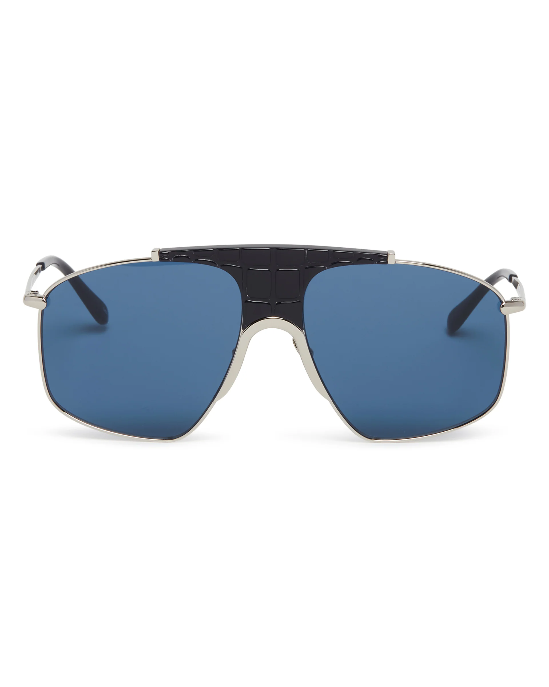 Occhiali Da Sole Aviator Quadrati Neri - Image 2