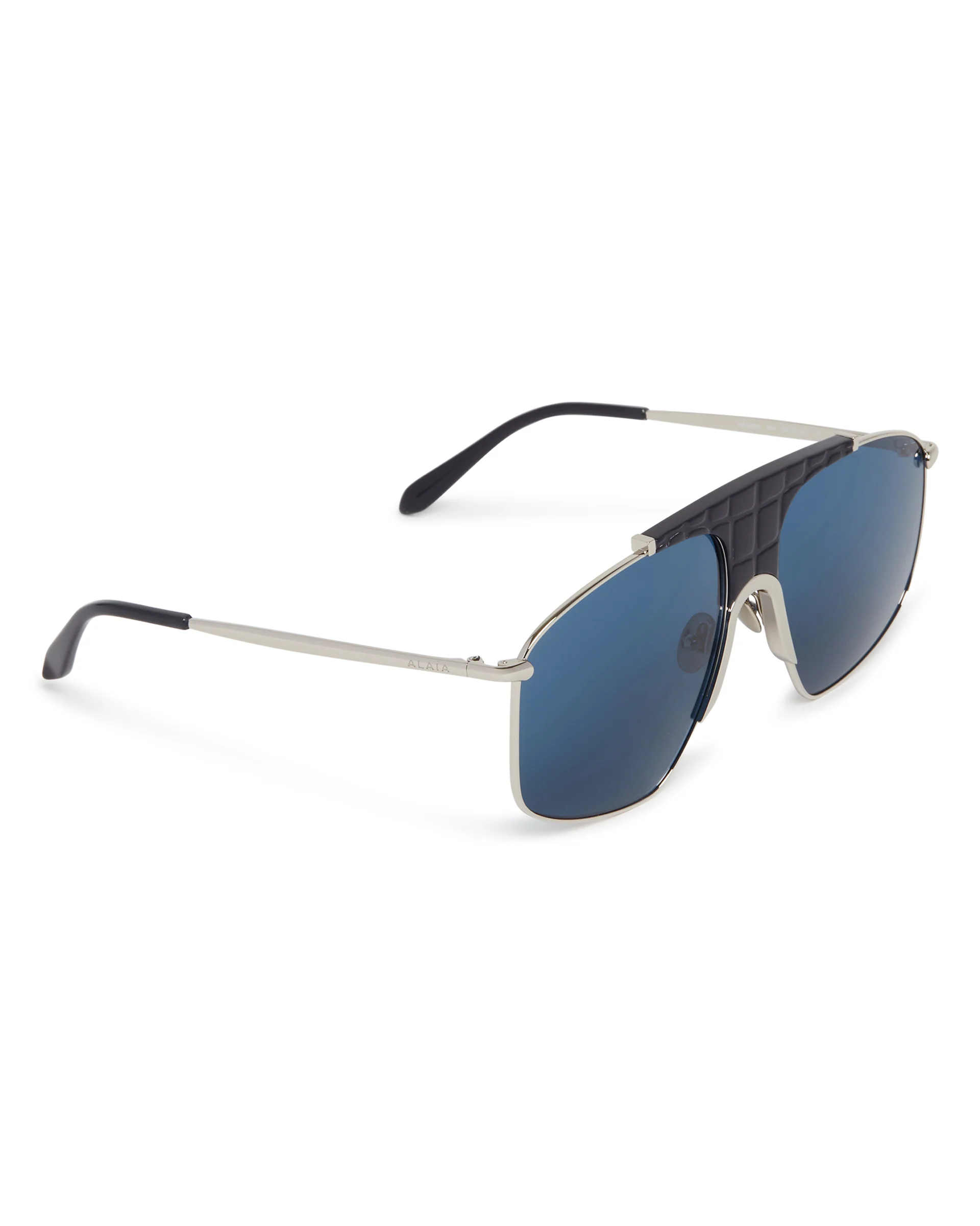 Occhiali Da Sole Aviator Quadrati Neri - Image 3