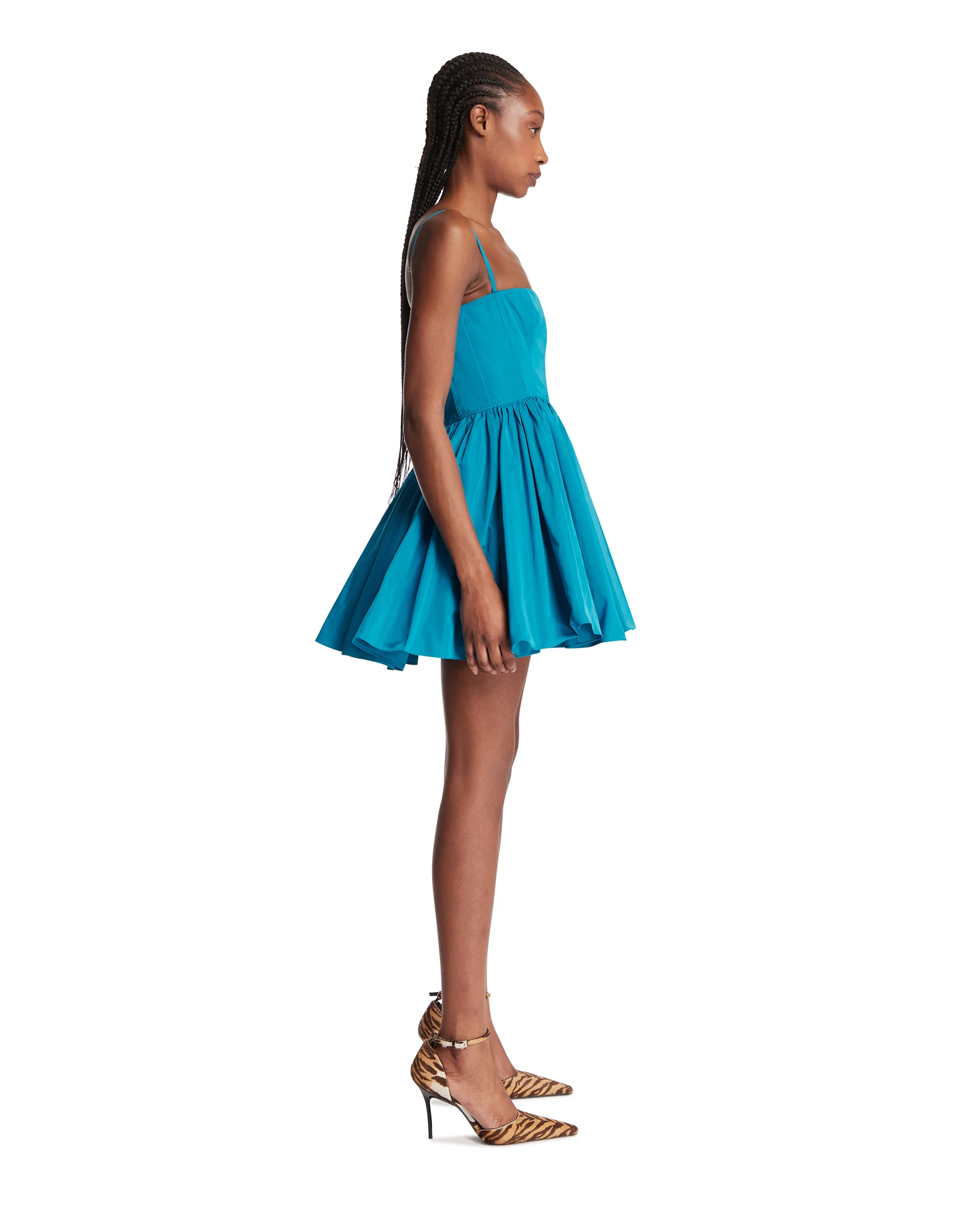 Mini Dress Peplo Azzurro - Image 4