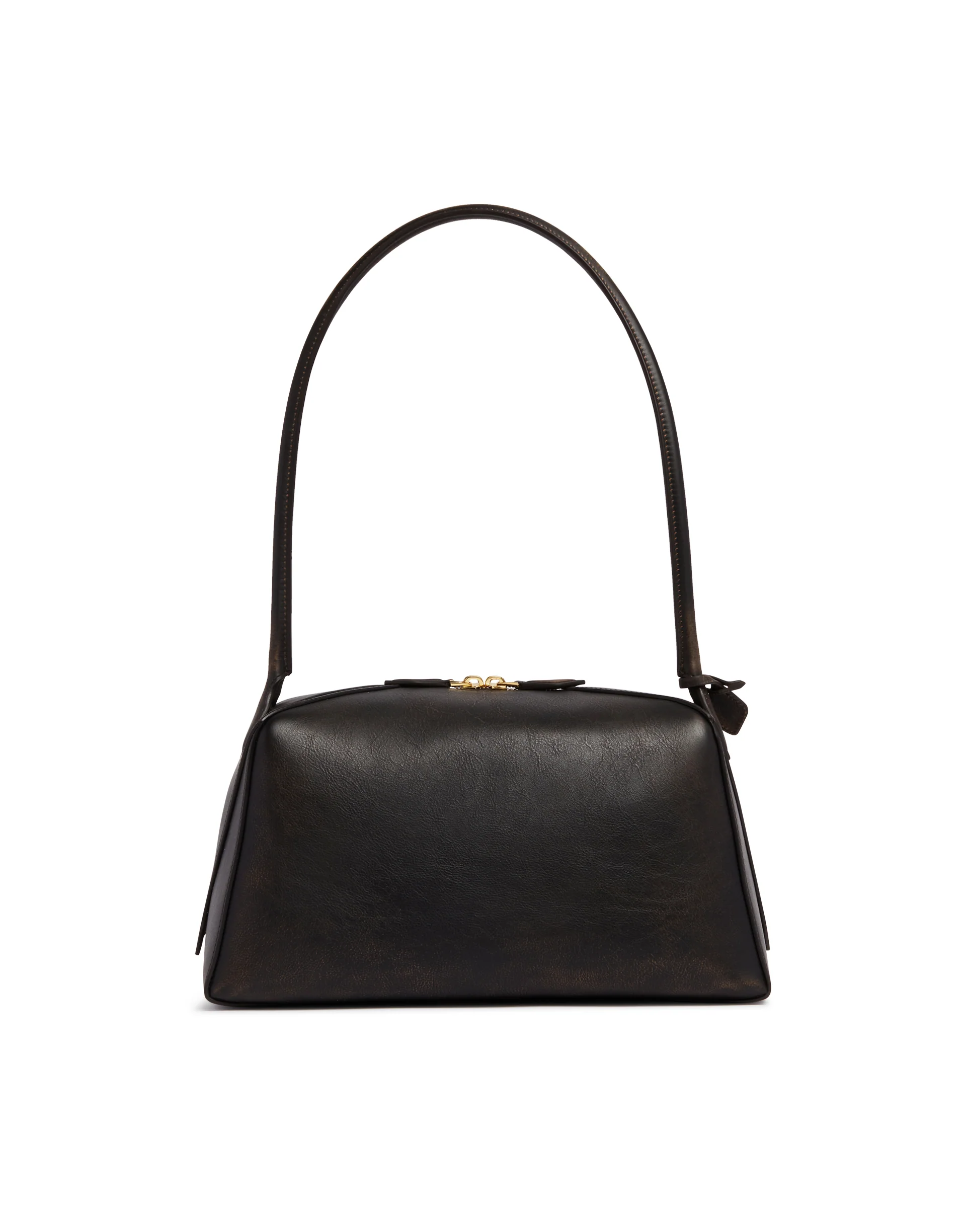 Borsa Le Bouledogue In Pelle Marrone - Image 6
