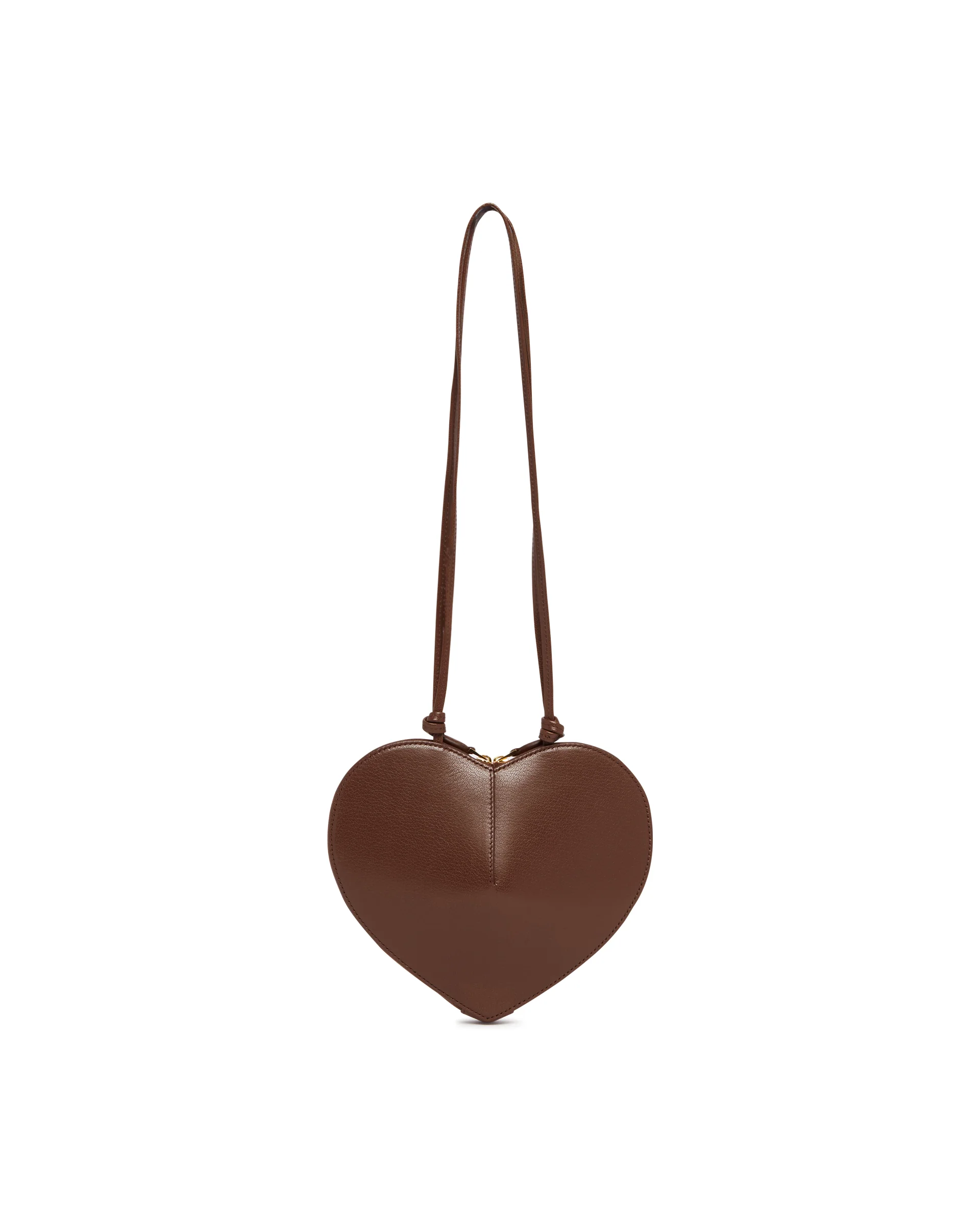 Borsa Le Coeur In Pelle Marrone - Image 6