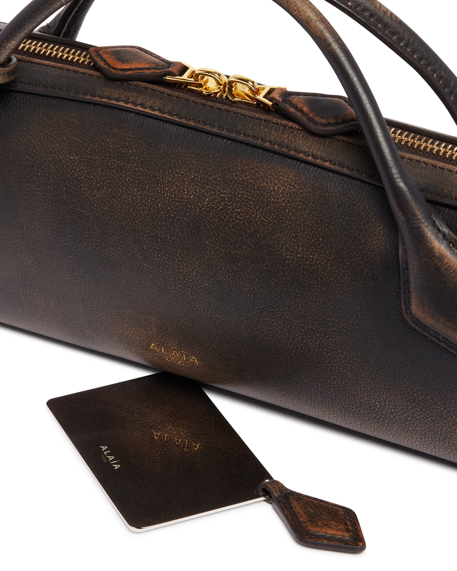 Pochette Le Teckel In Pelle Marrone - Image 4