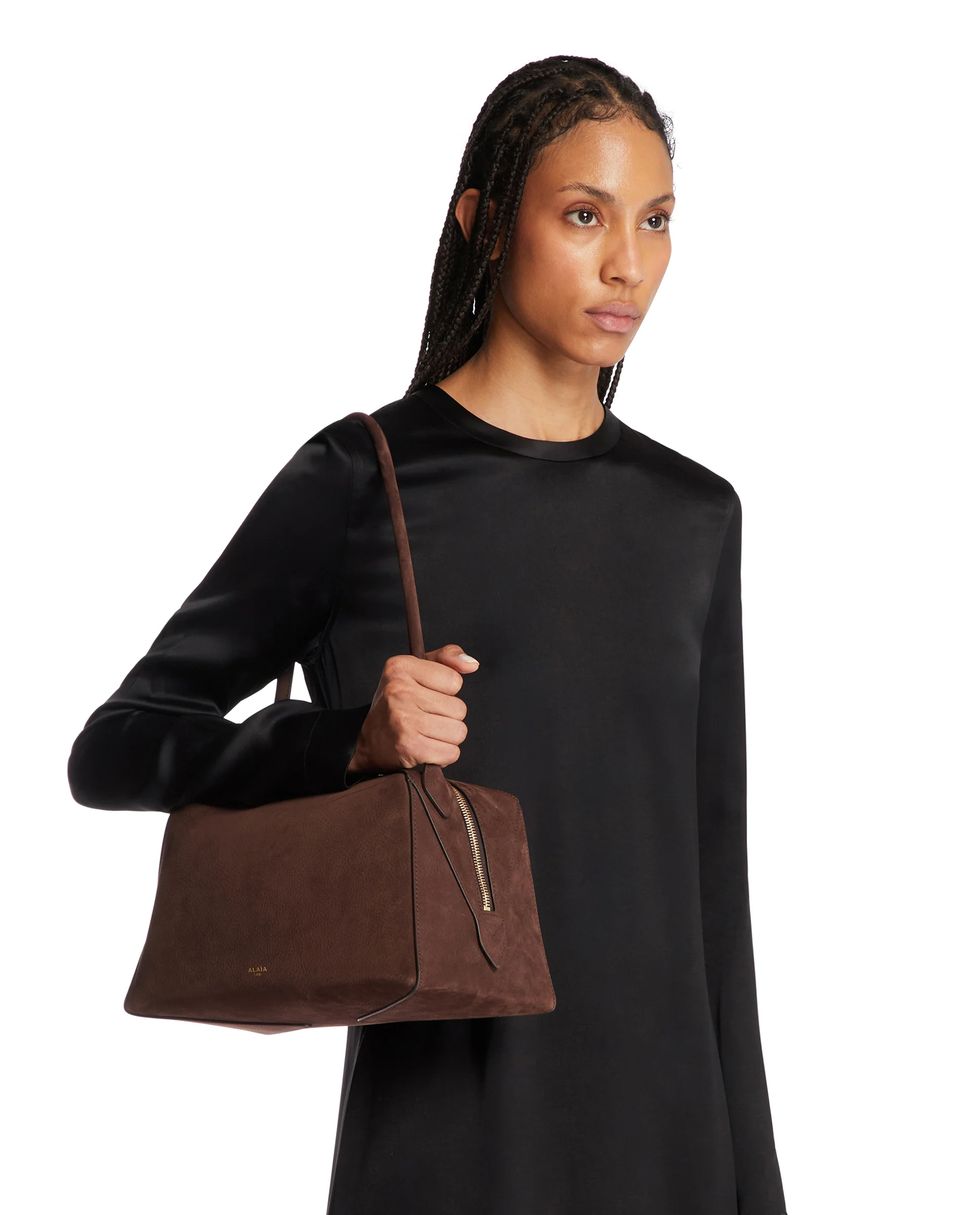 Borsa A Spalla In Pelle Marrone - Image 3