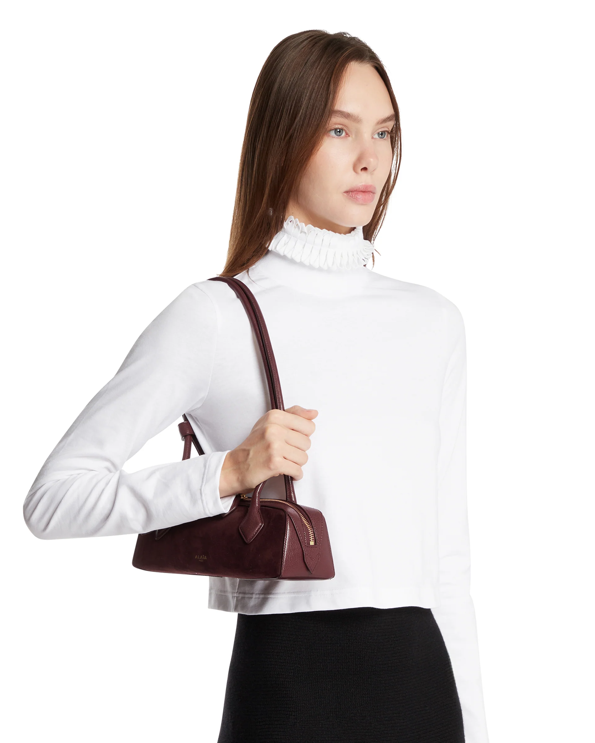 Borsa Le Teckel Piccola Burgundy - Image 3