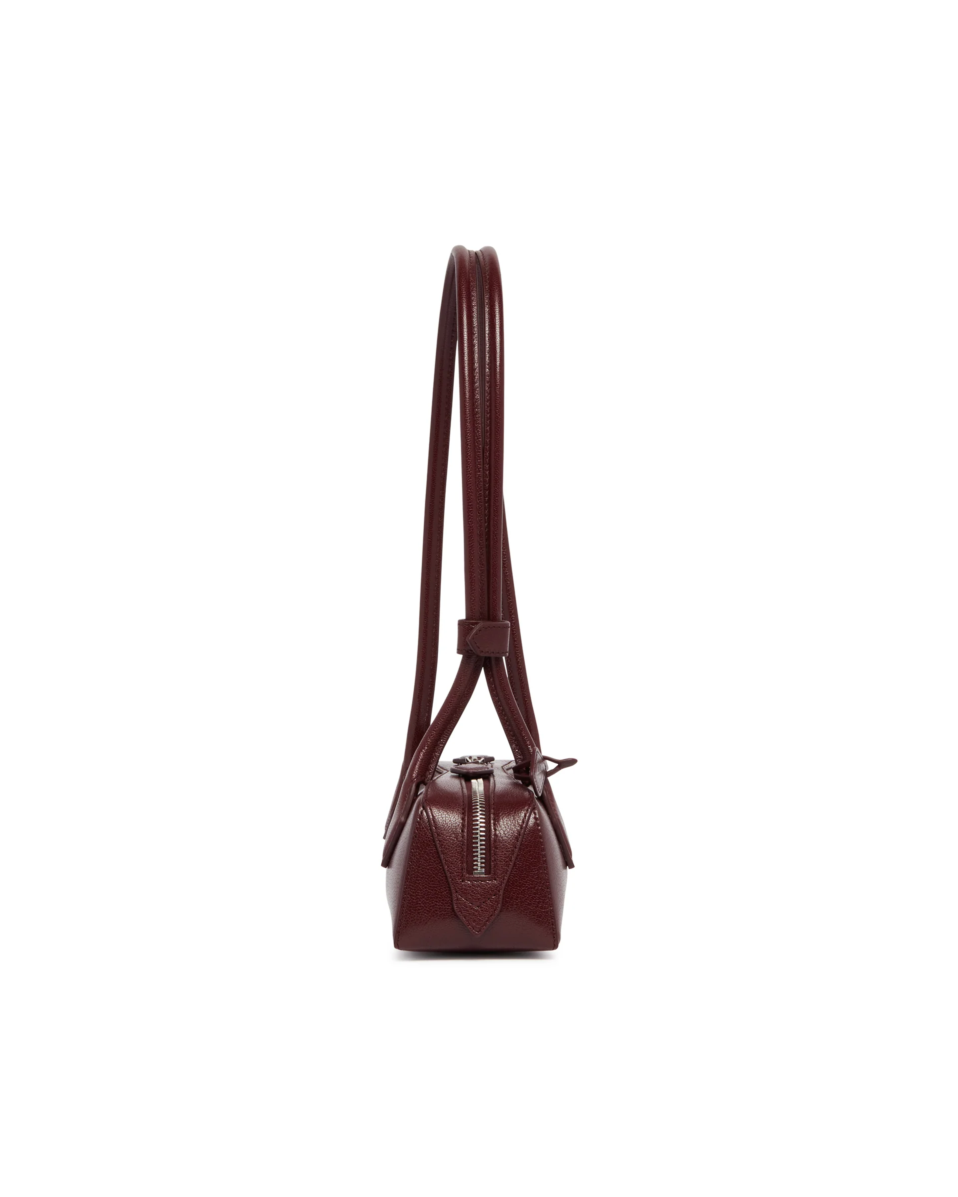 Borsa Le Teckel Piccola In Pelle Burgundy - Image 7