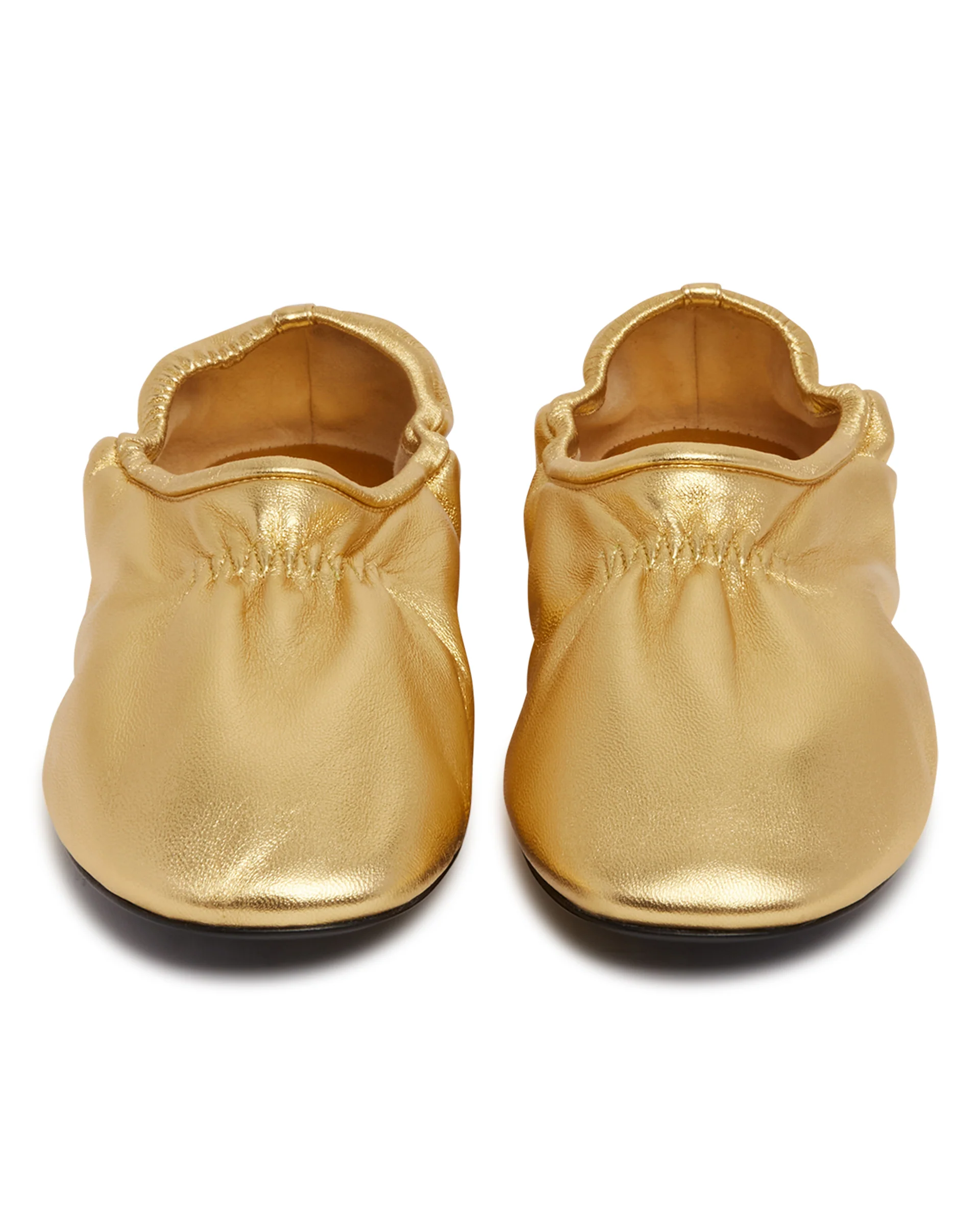 Ballerine Flat In Pelle Dorate - Image 4