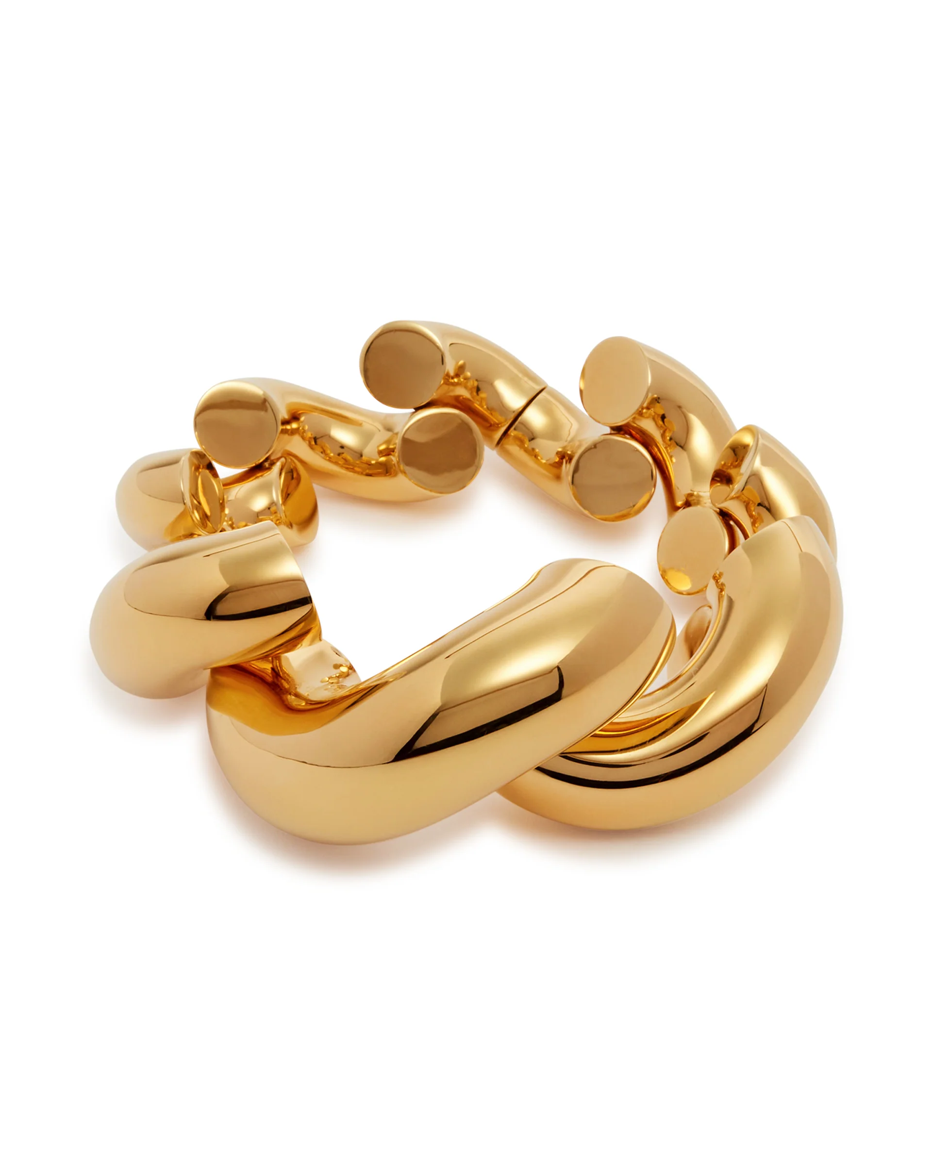 Bracciale Torsion Dorato - Image 2