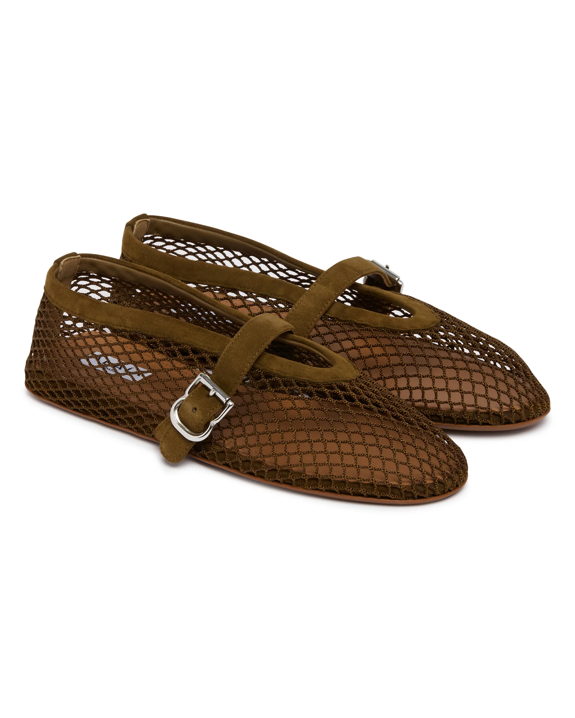 Ballerine Flat In Rete Verdi - Image 3
