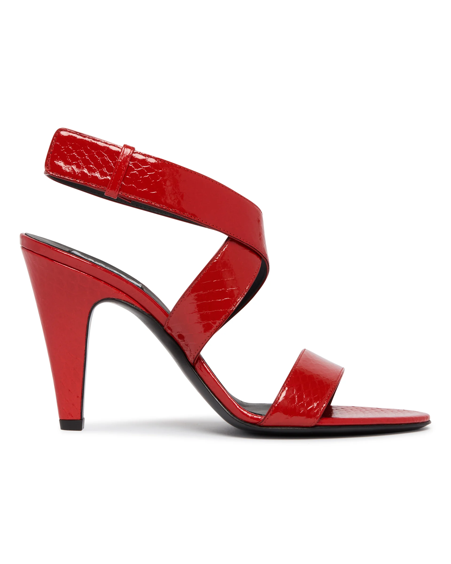 Sandali Cone In Pelle Rossi - Image 2