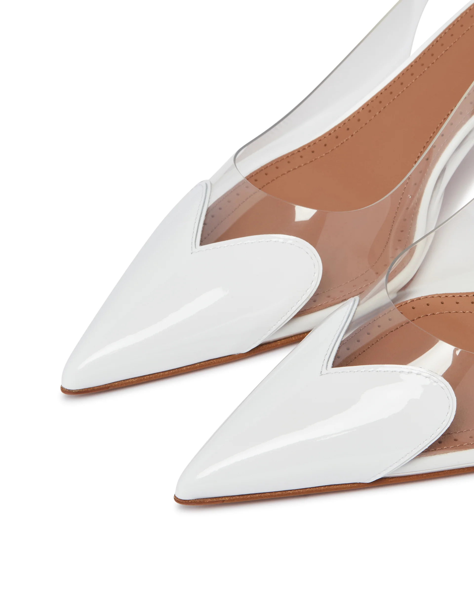 Slingback Le Coeur In Pelle Bianche - Image 6