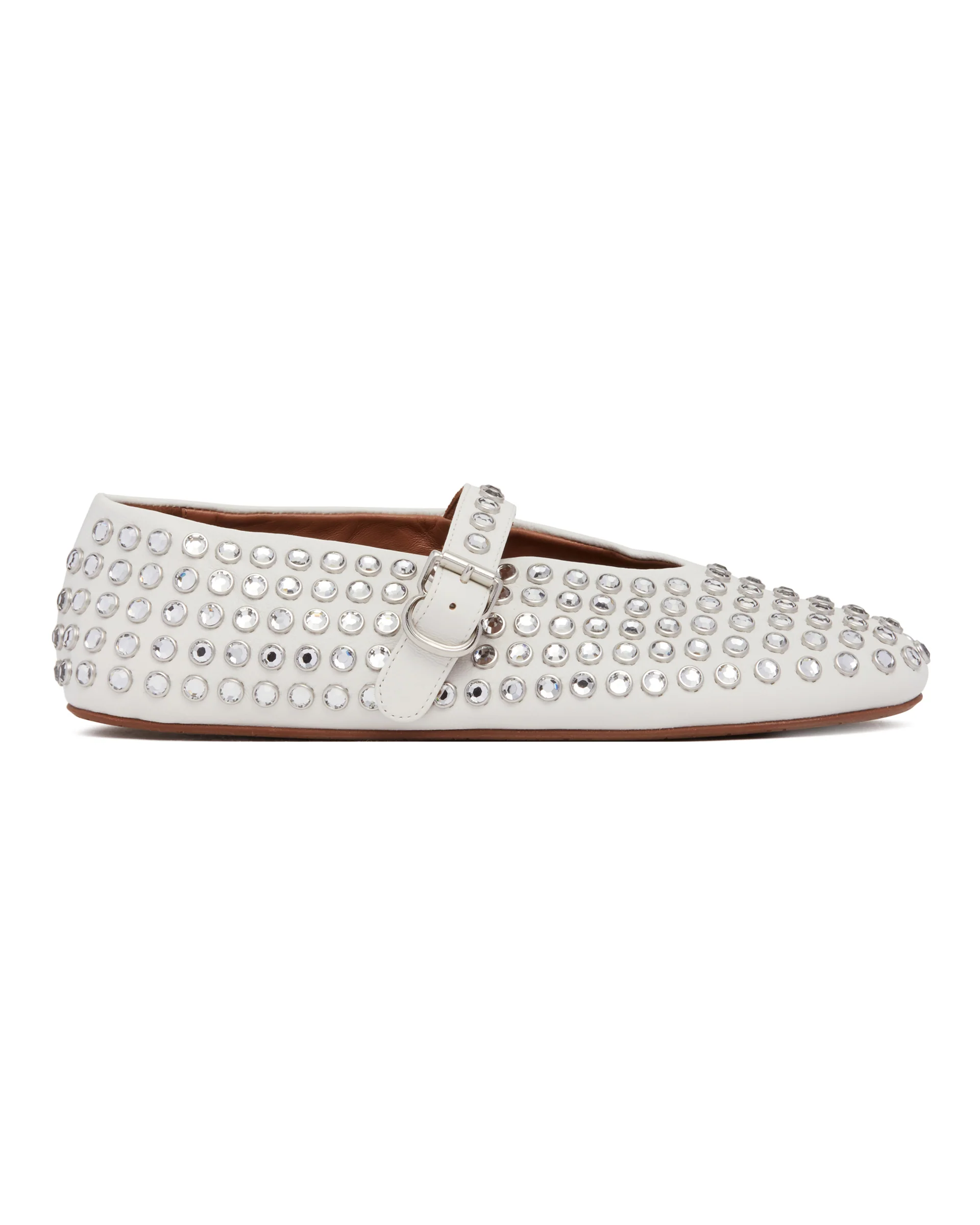 Ballerine Bianche con strass di Alaia - Image 2