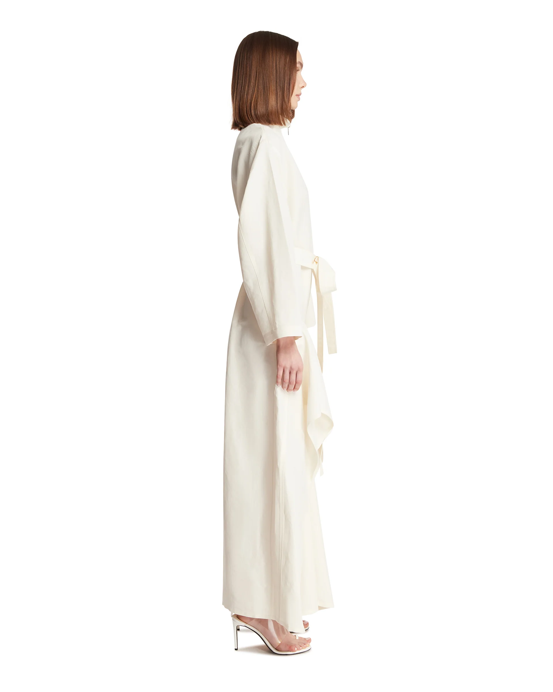 Jumpsuit In Viscosa Bianca - Image 4
