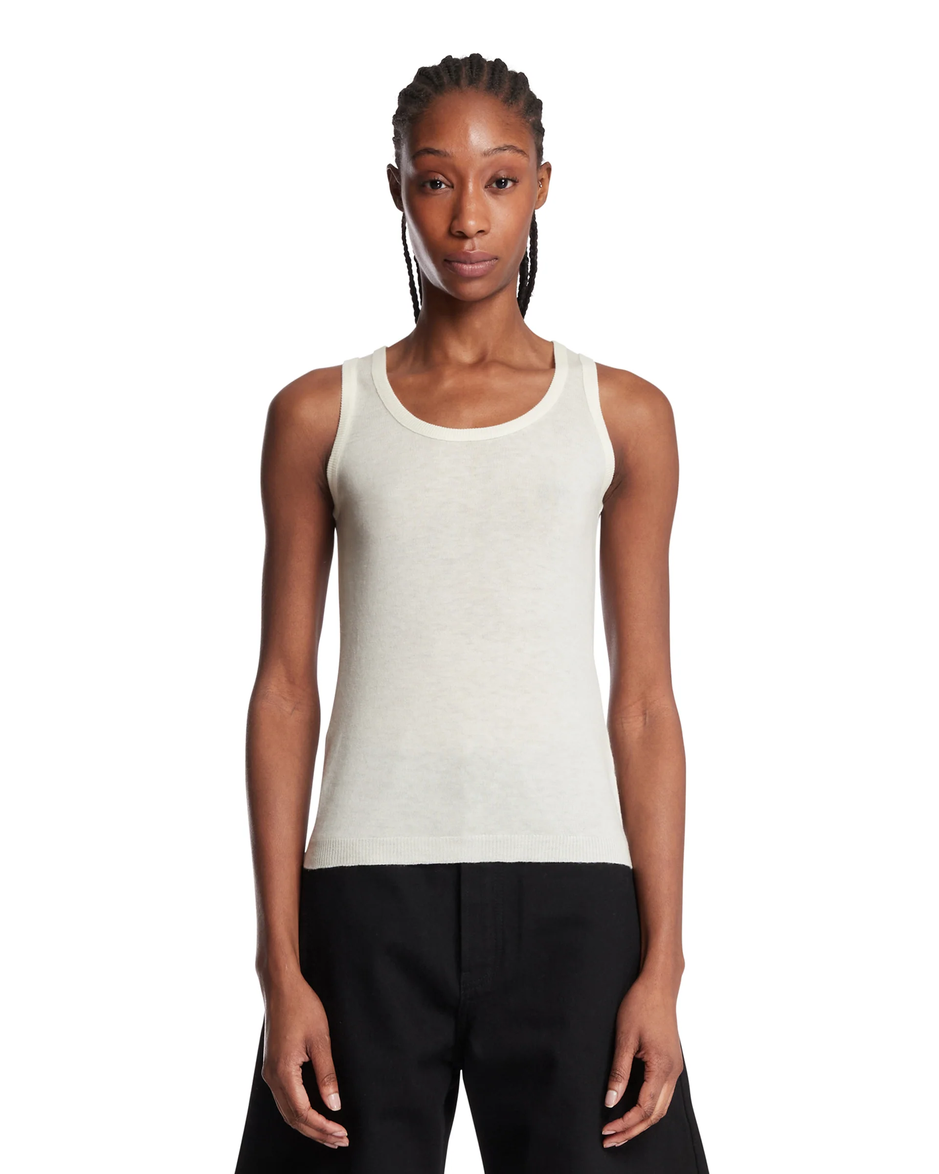 Top In Lana Bianco