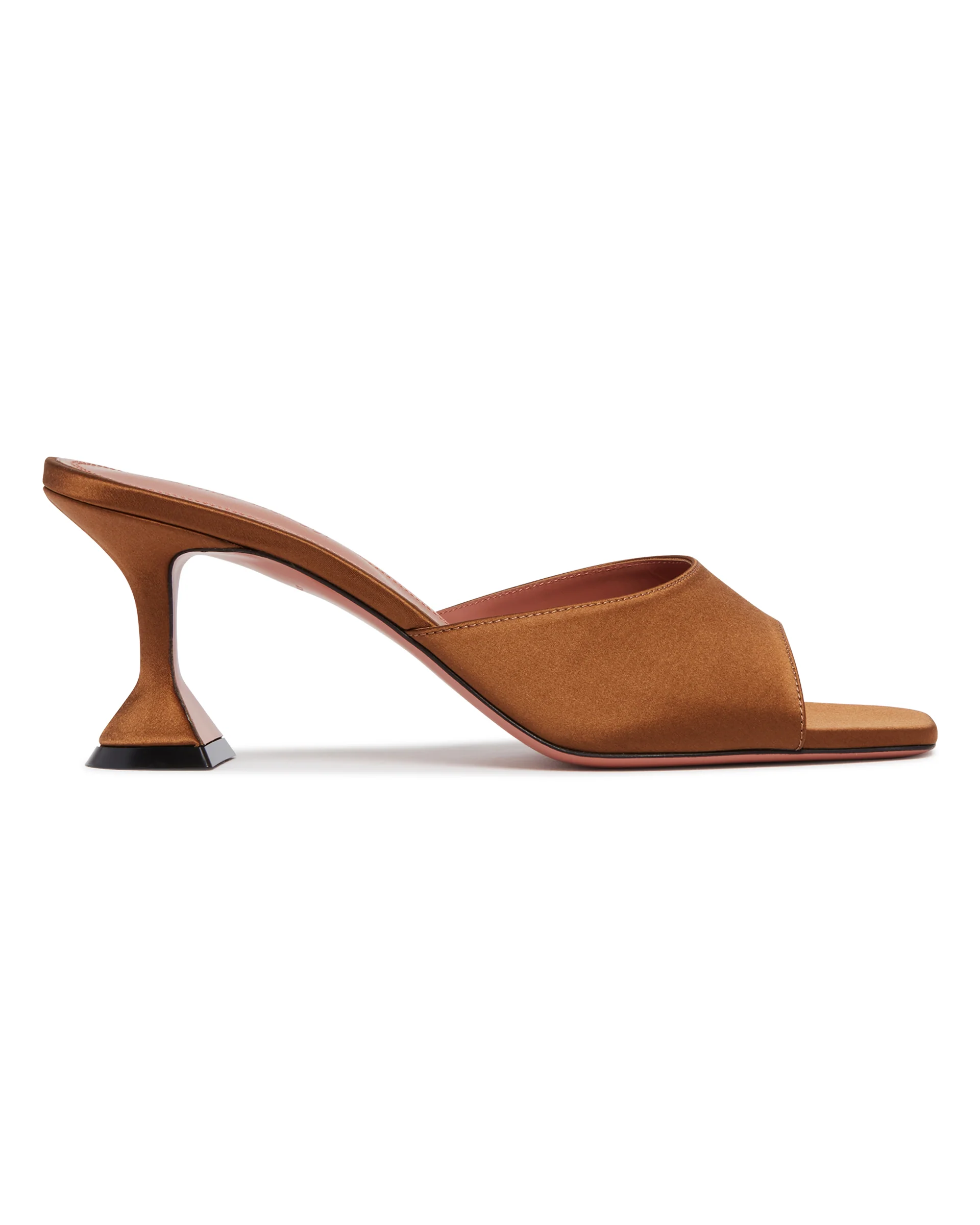 Mules Lupita In Raso Beige - Image 2