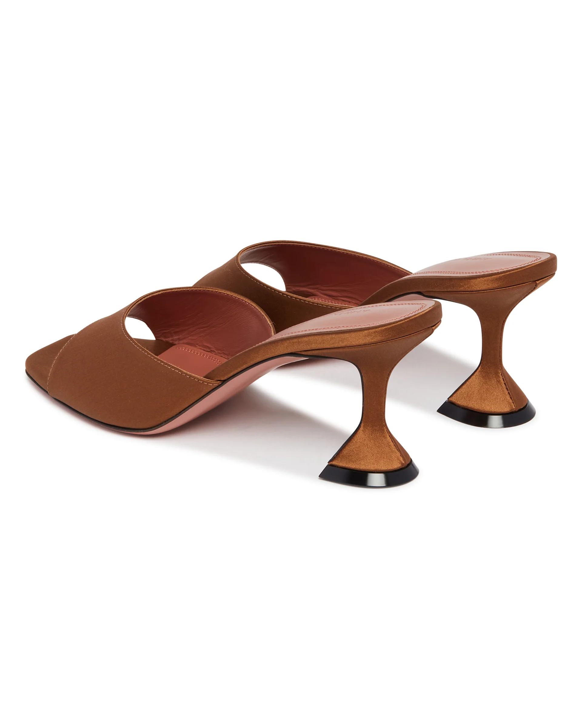 Mules Lupita In Raso Beige - Image 5