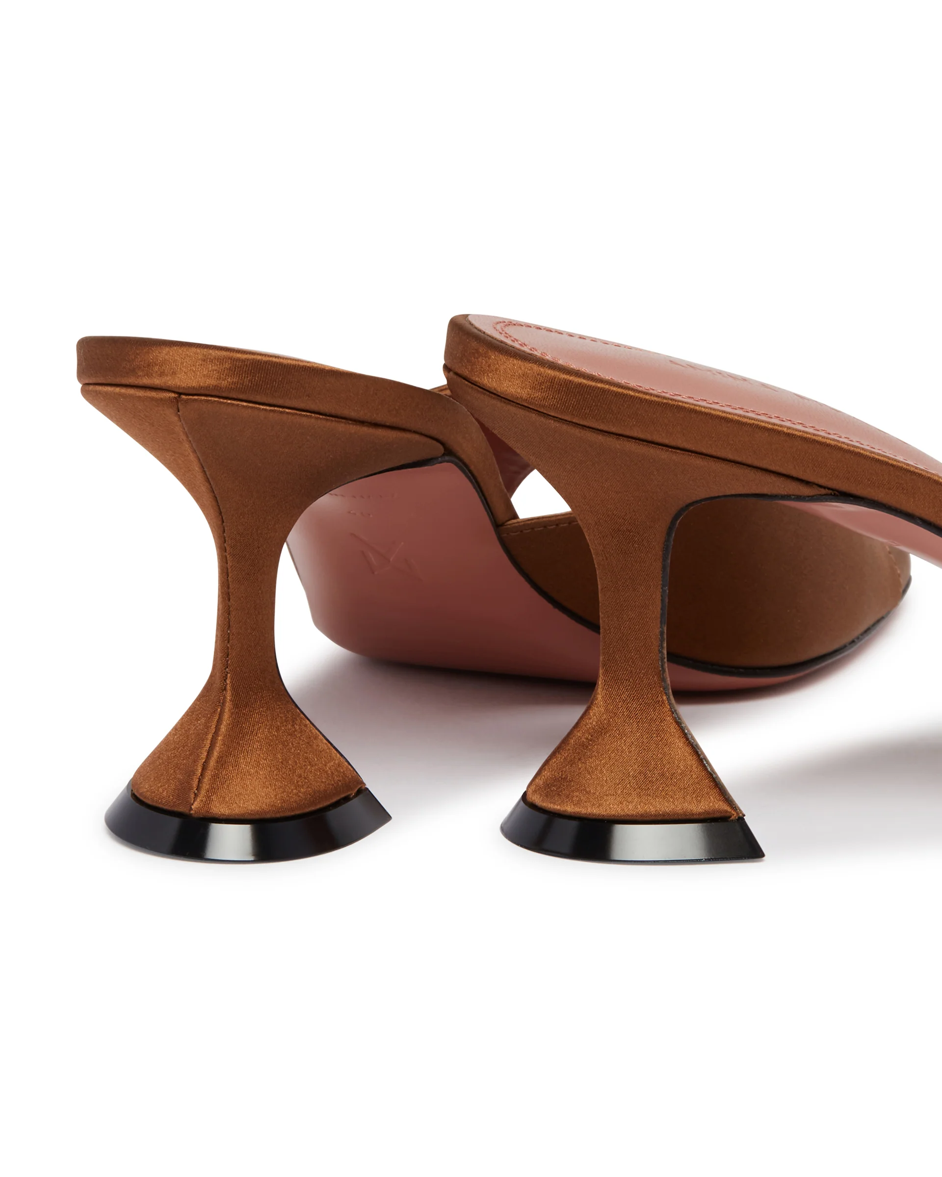 Mules Lupita In Raso Beige - Image 6