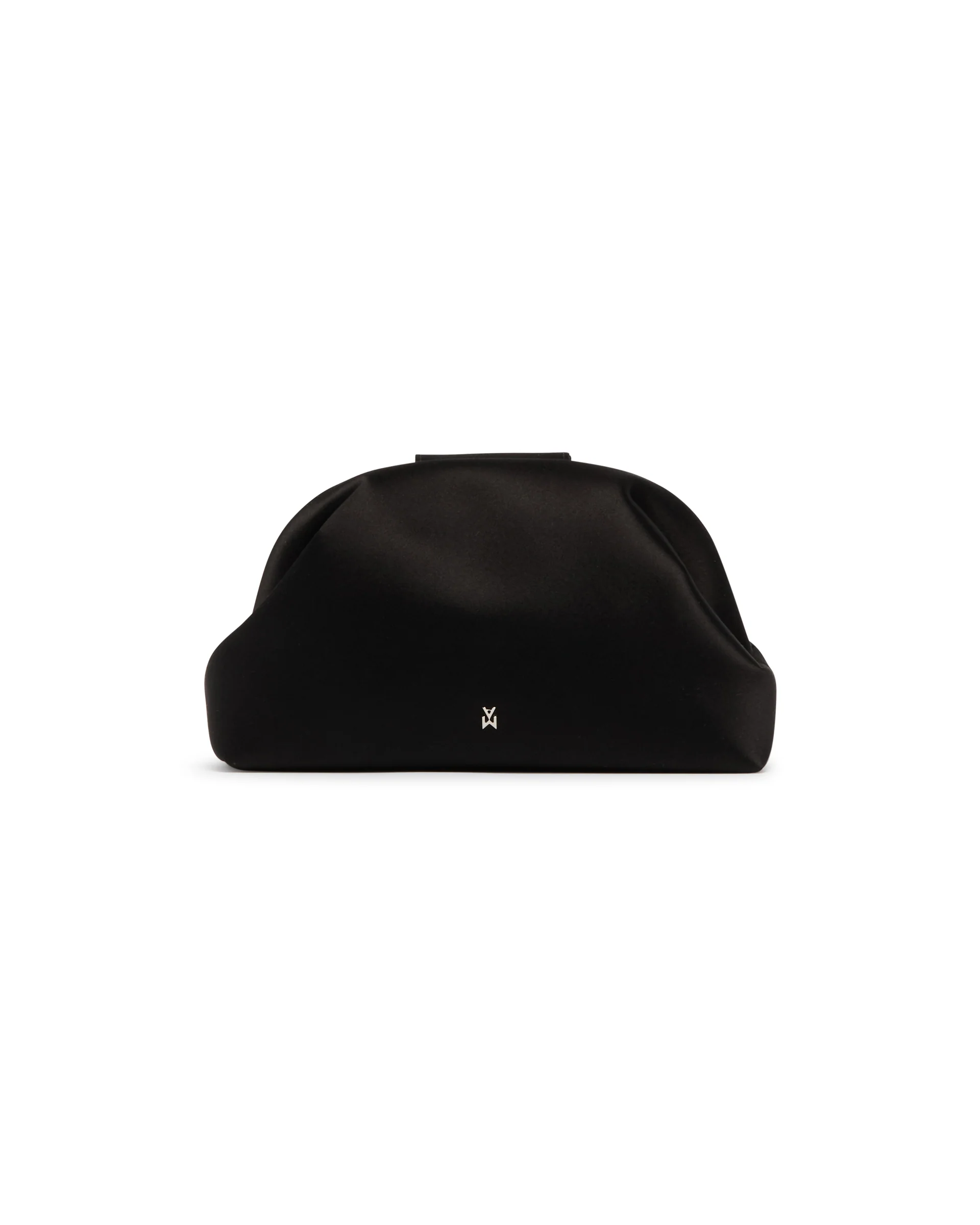 Camelia Clutch In Satin Nera - Image 5