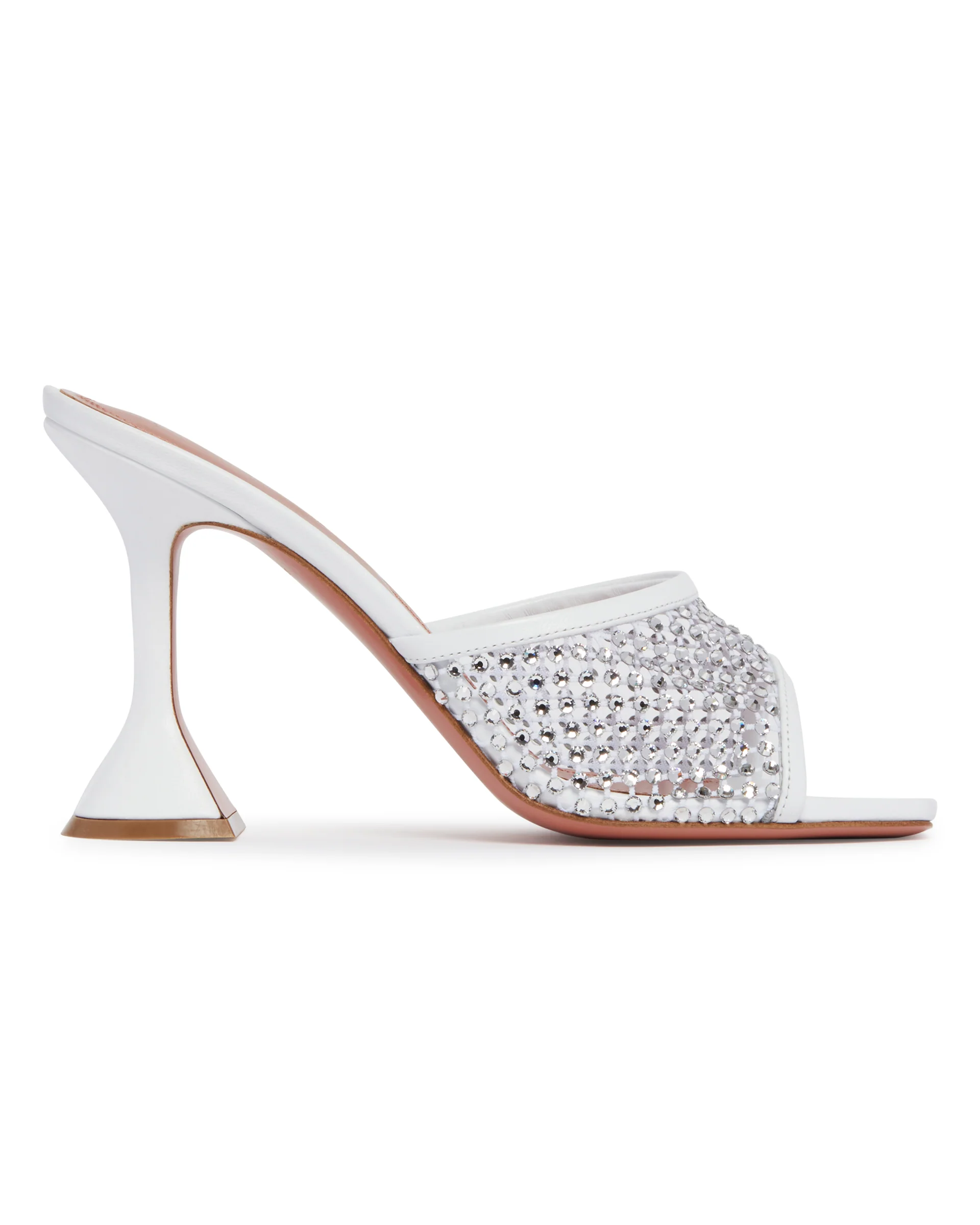 Mules Lupita Net Con Cristalli Bianche - Image 2