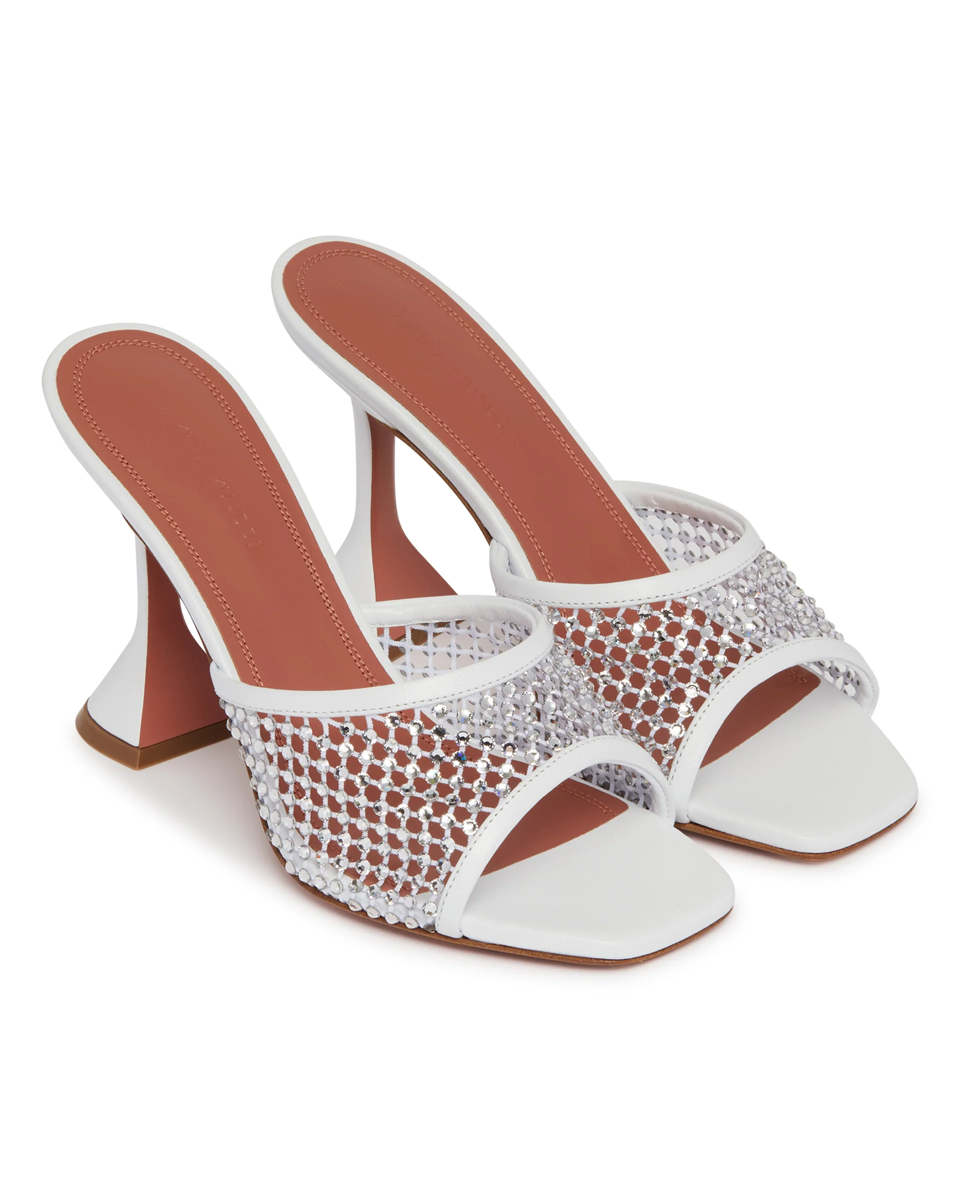 Mules Lupita Net Con Cristalli Bianche - Image 3