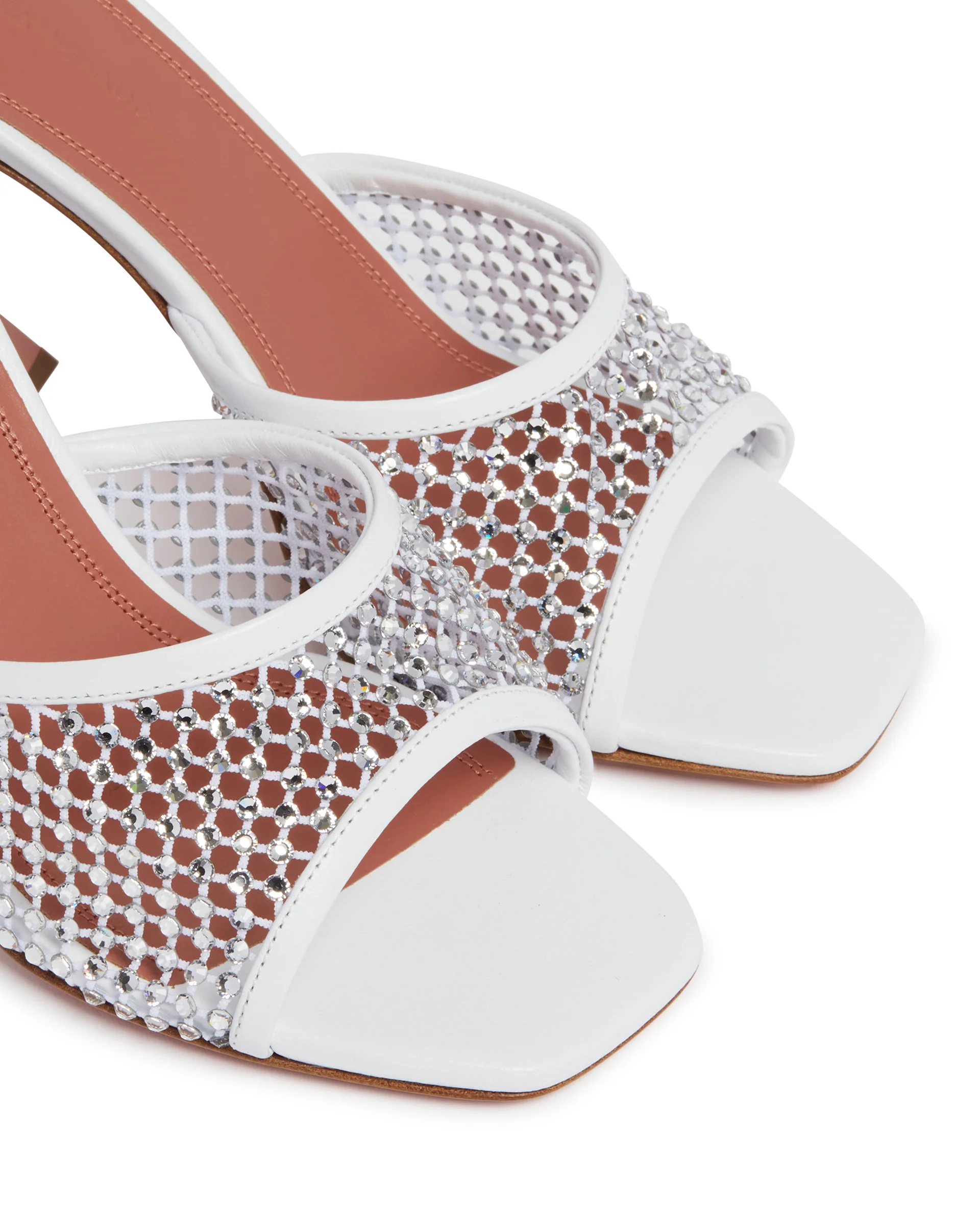 Mules Lupita Net Con Cristalli Bianche - Image 6