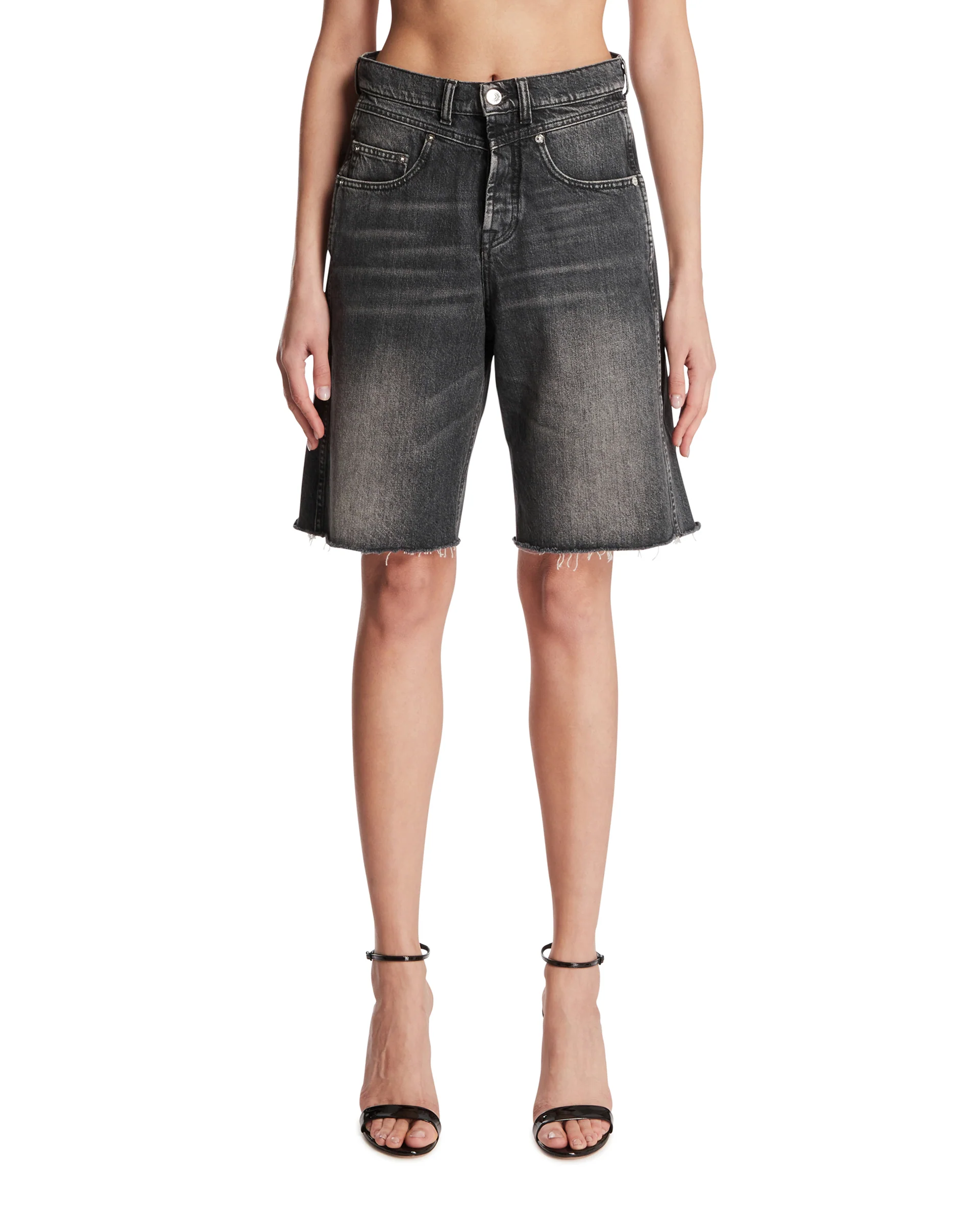 Bermuda In Denim Neri