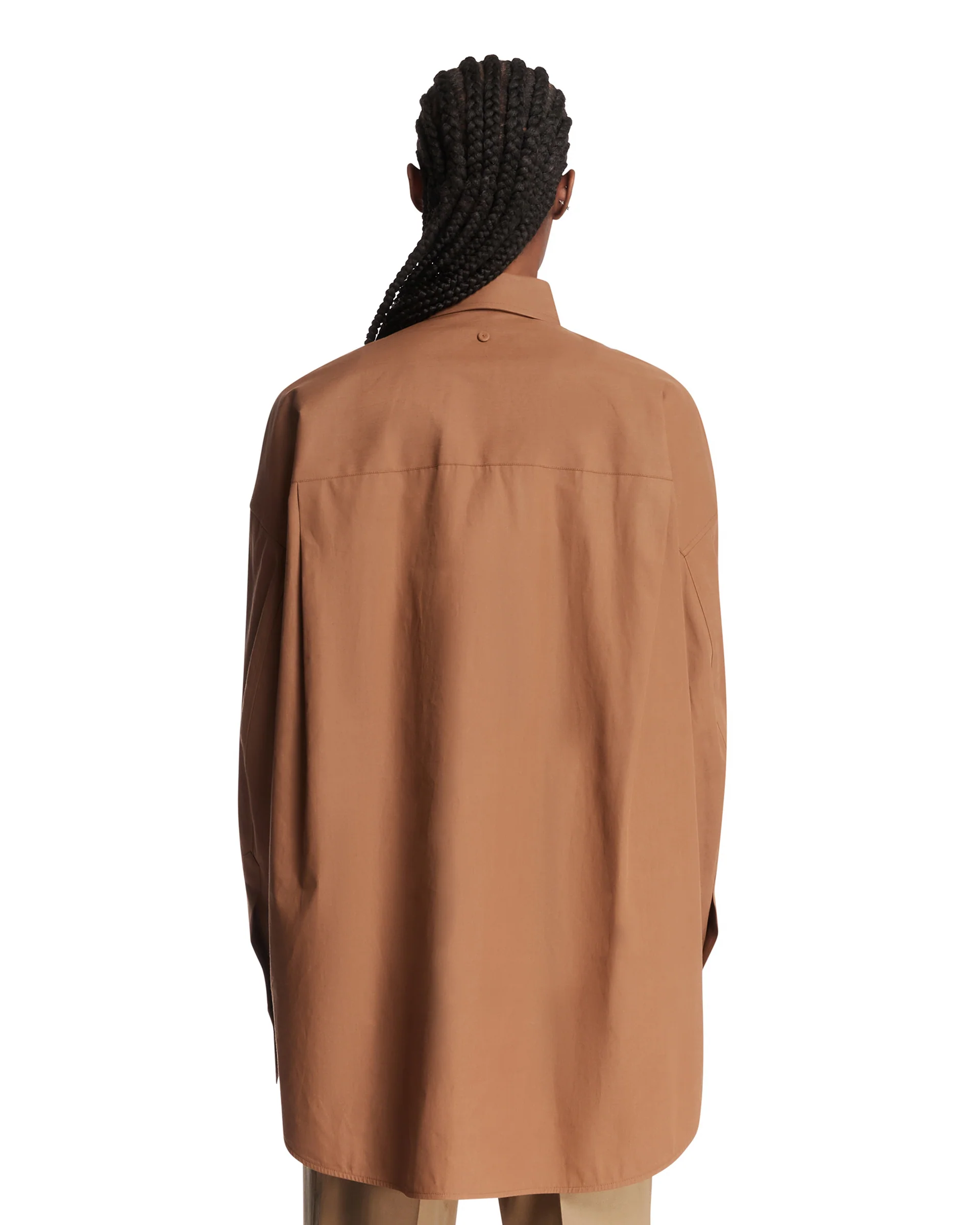 Camicia Candela In Cotone Marrone - Image 5